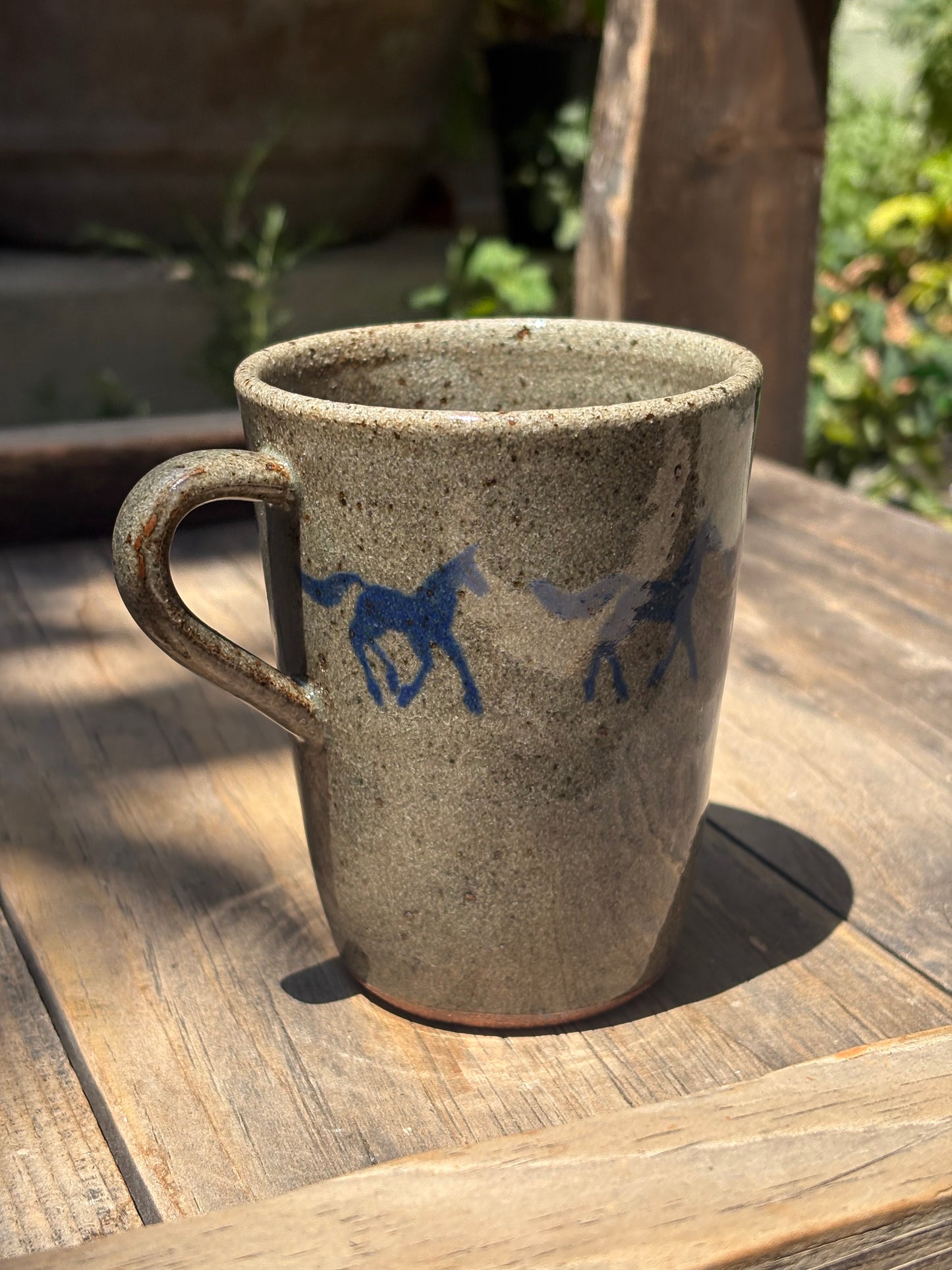 Running Horses mug