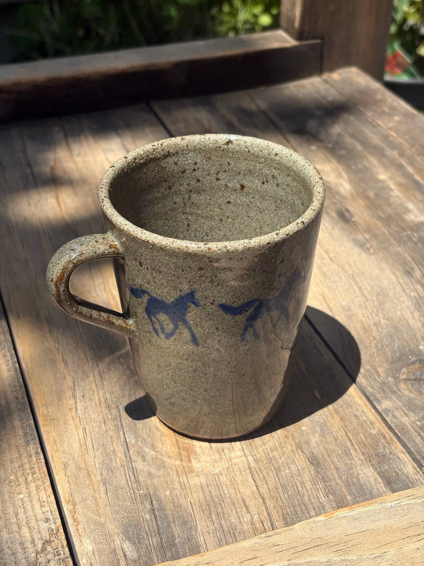 Running Horses mug
