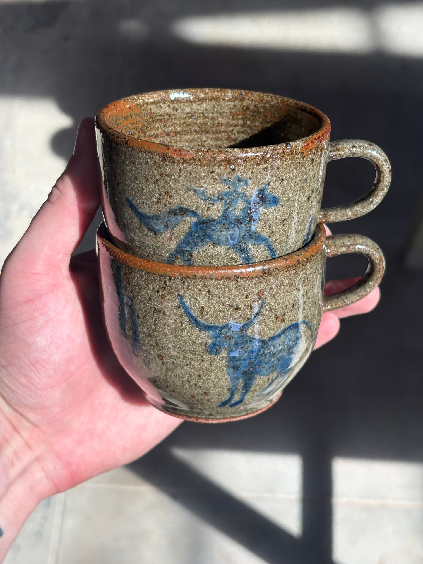 Cowboy Themed cortado set