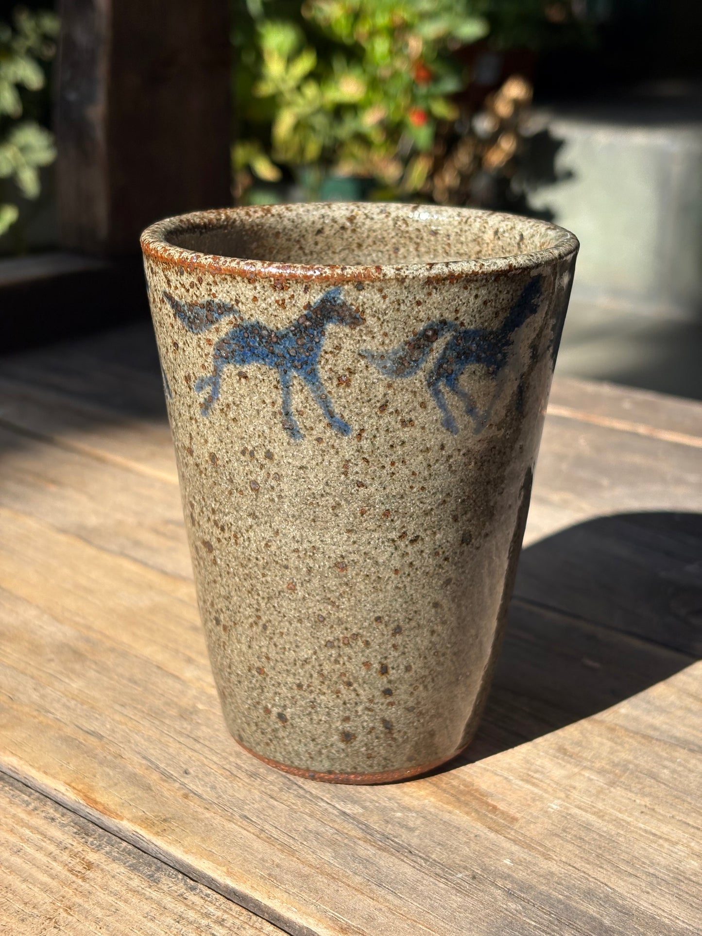 Running Horses cup