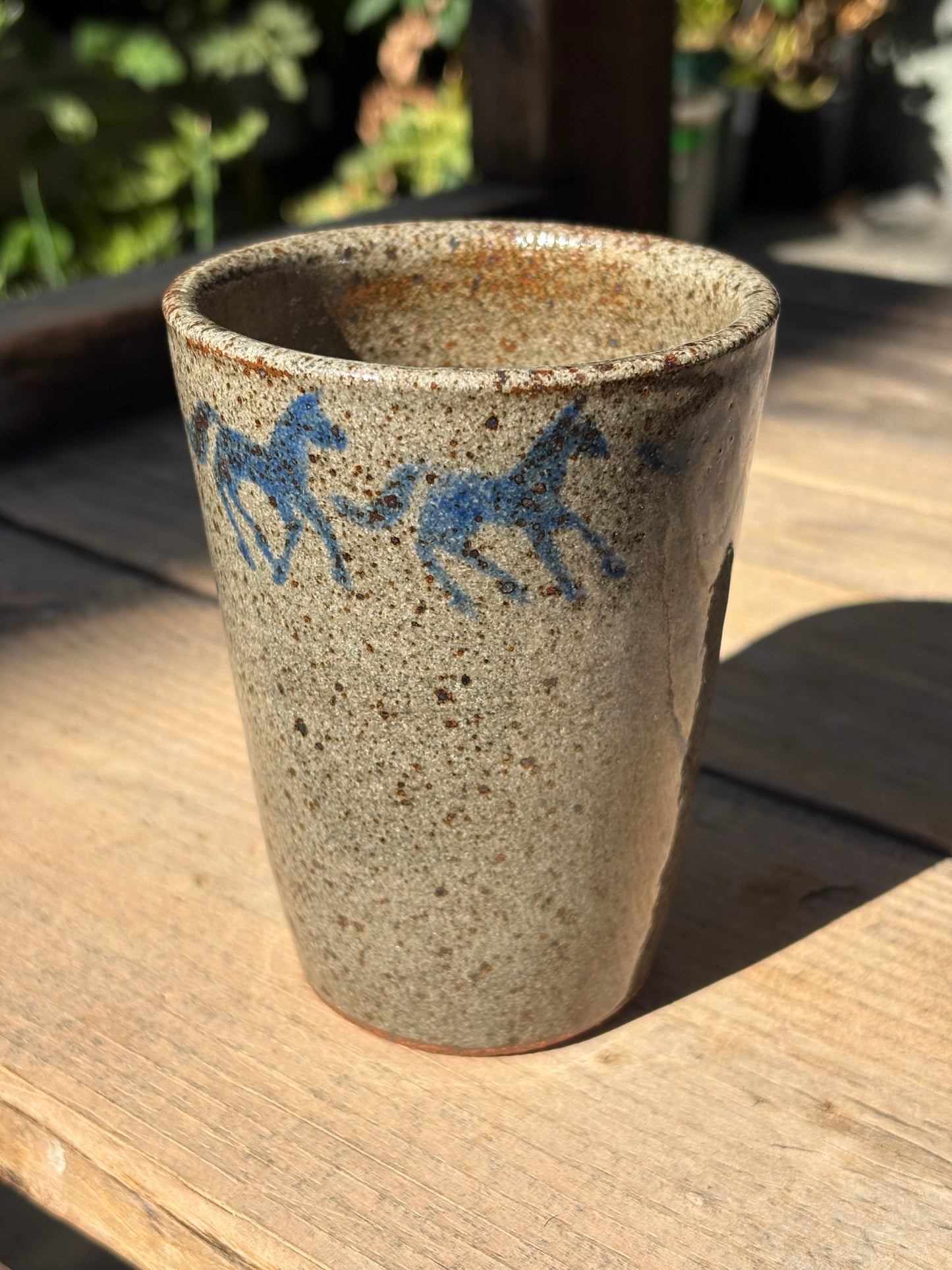 Running Horses cup