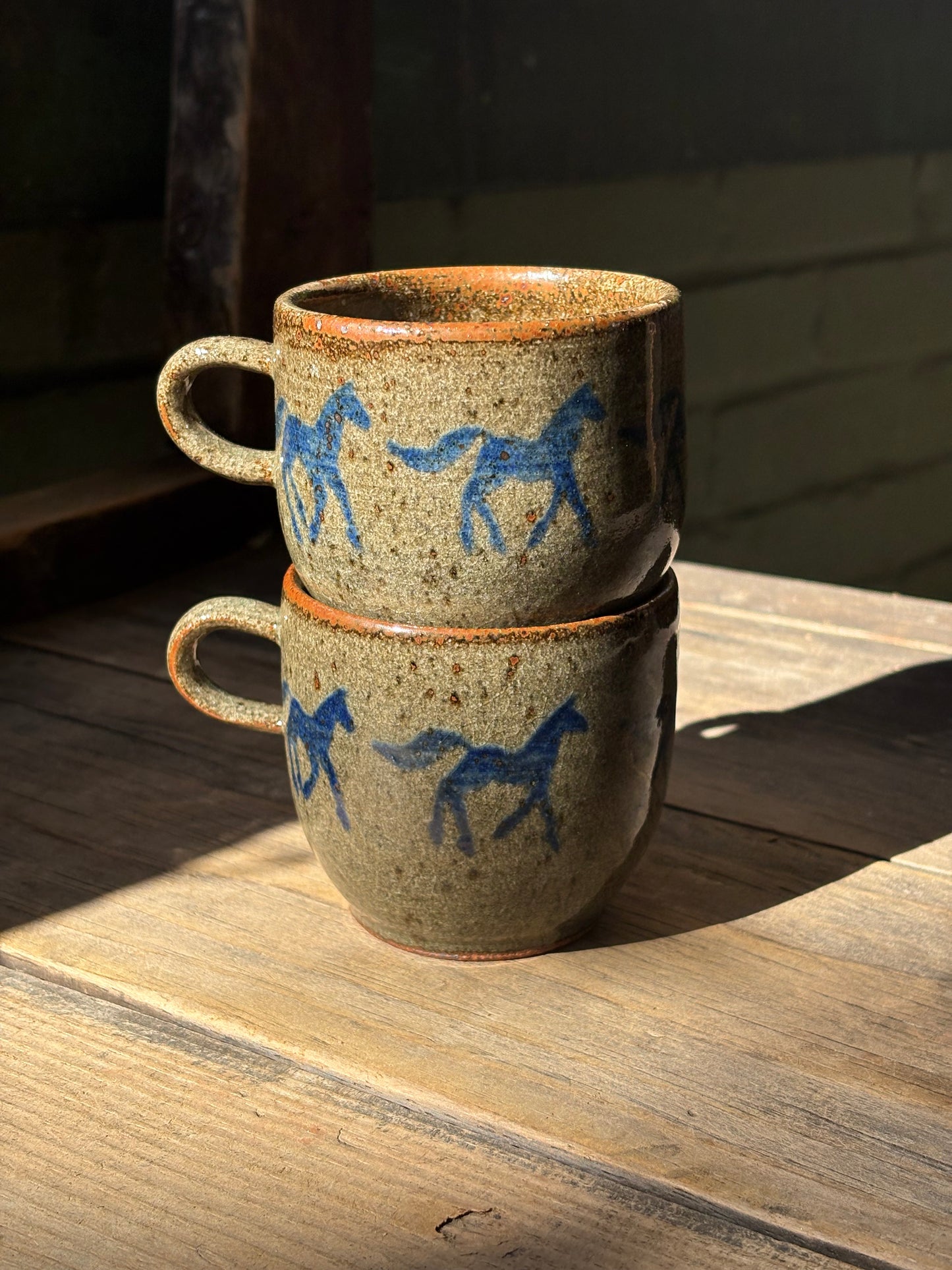 Running Horses cortado set