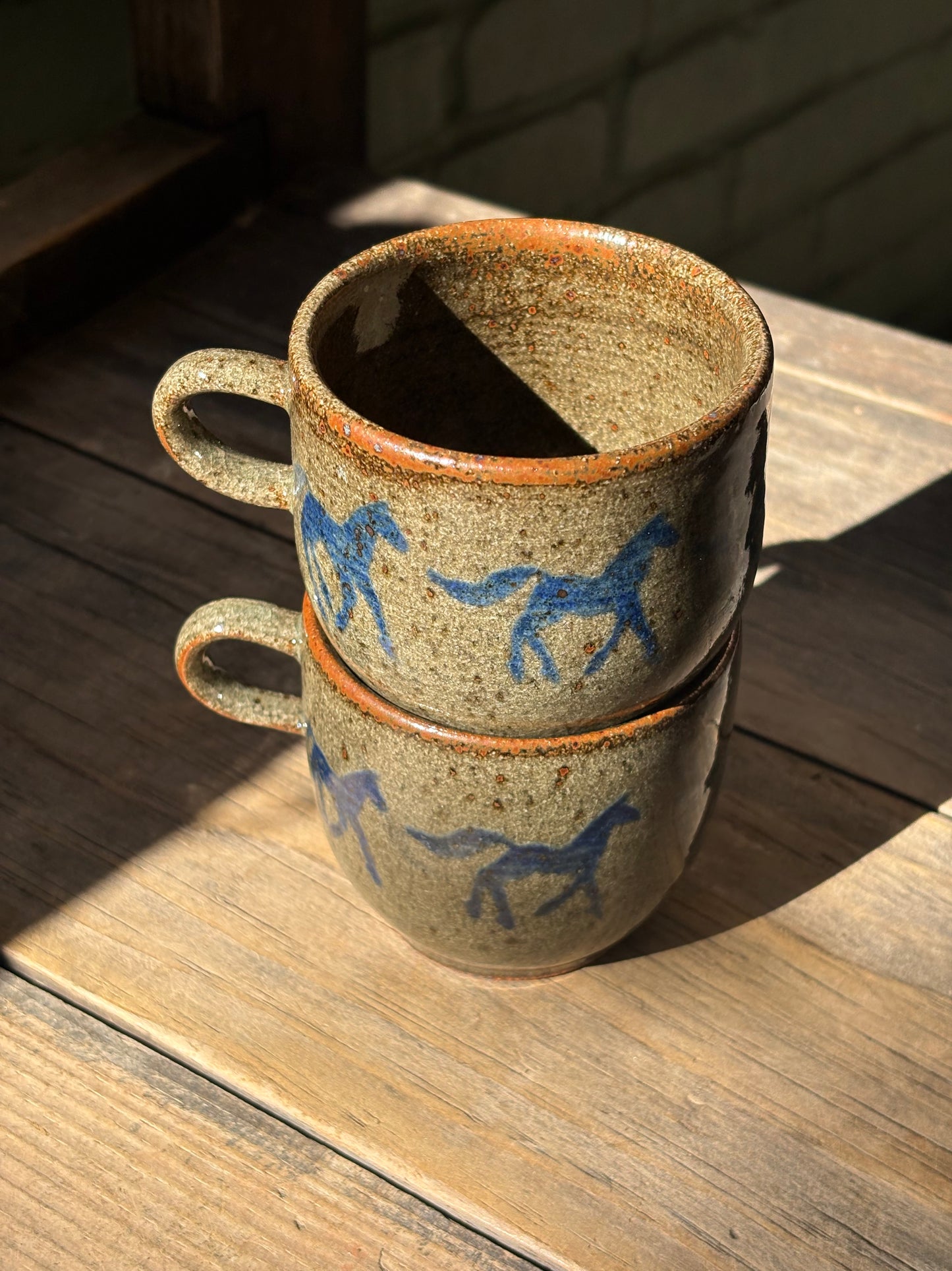 Running Horses cortado set