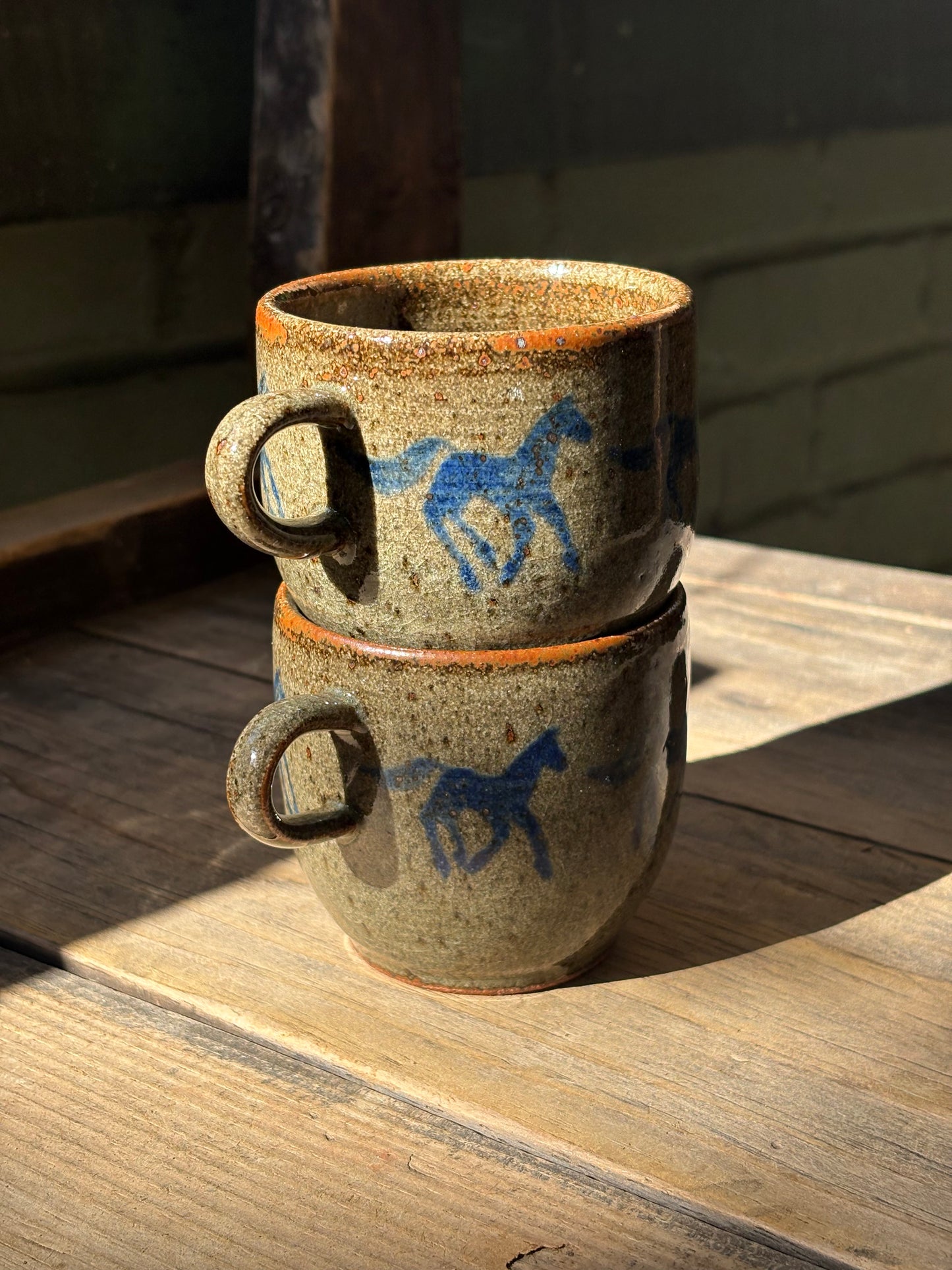Running Horses cortado set
