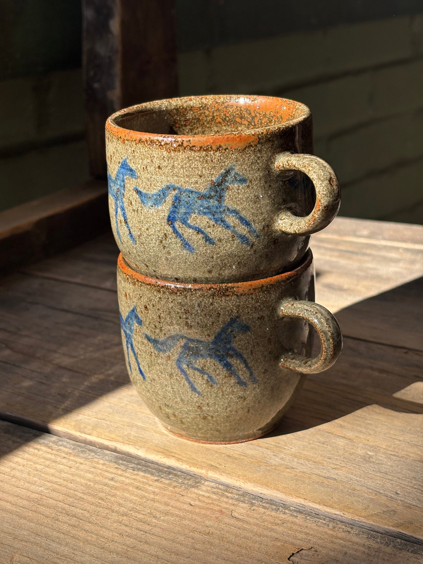 Running Horses cortado set