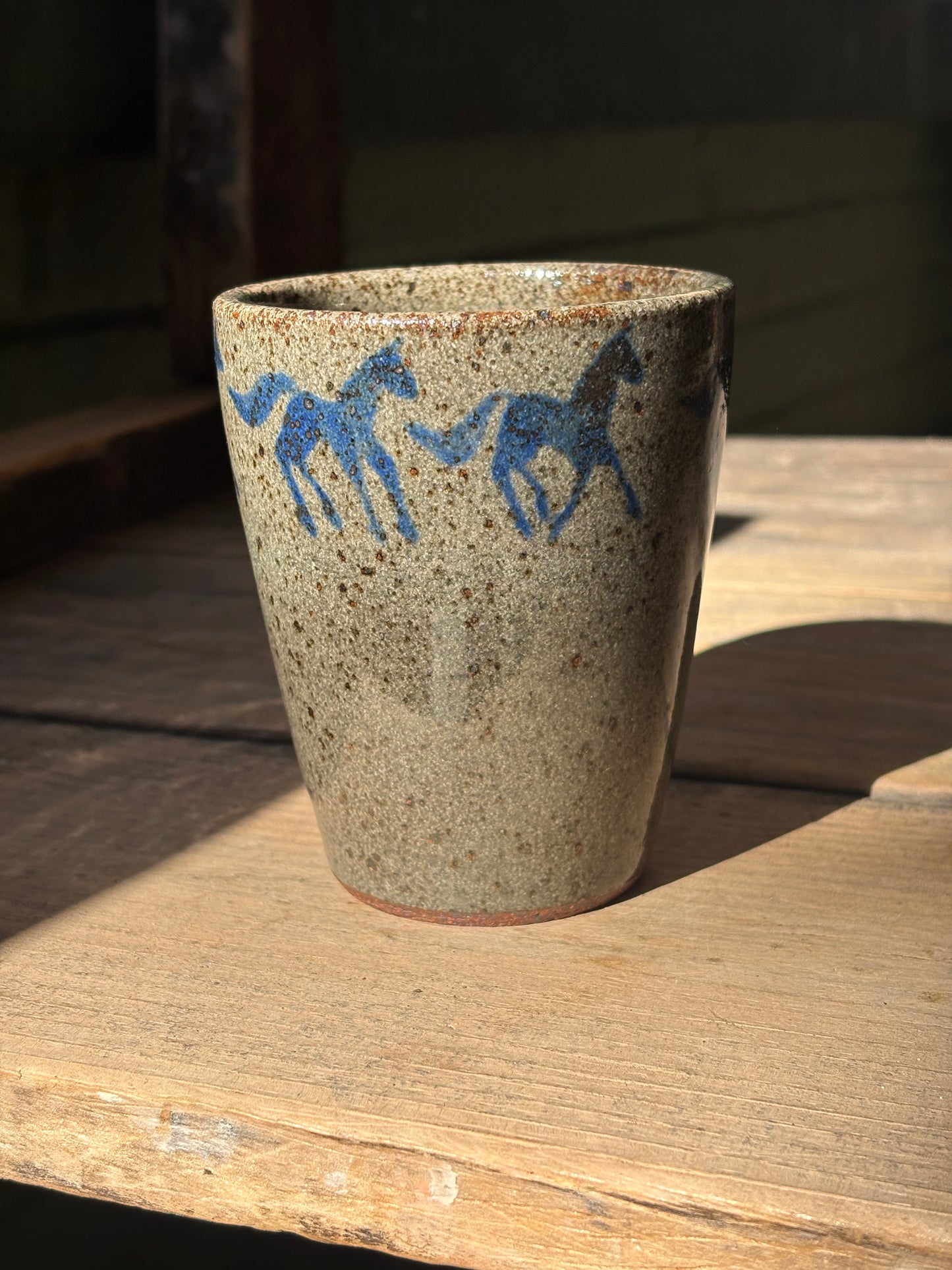 Running Horses cup