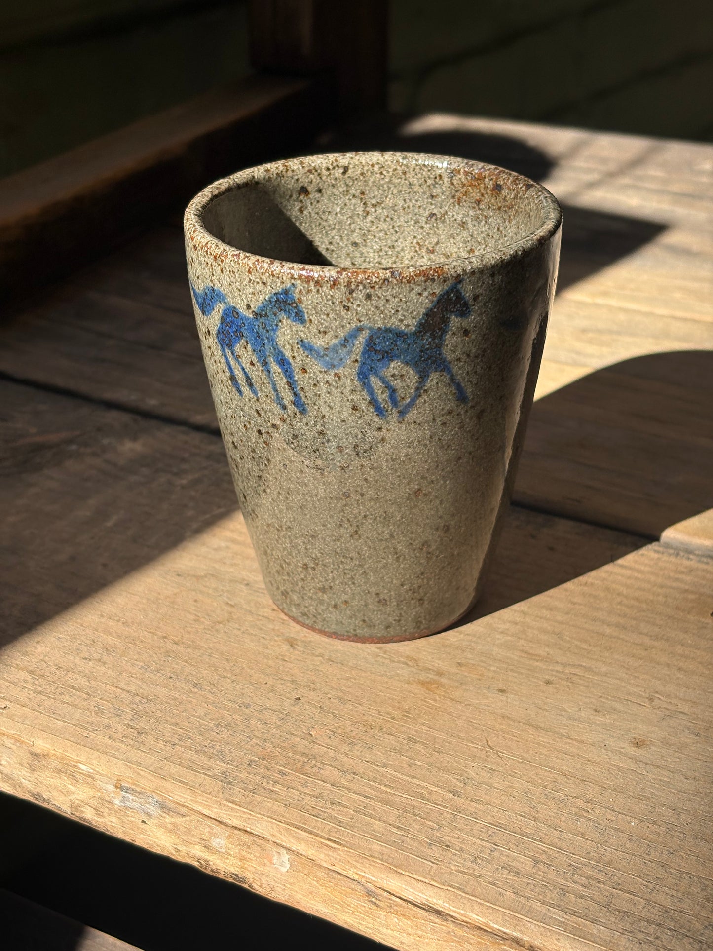 Running Horses cup