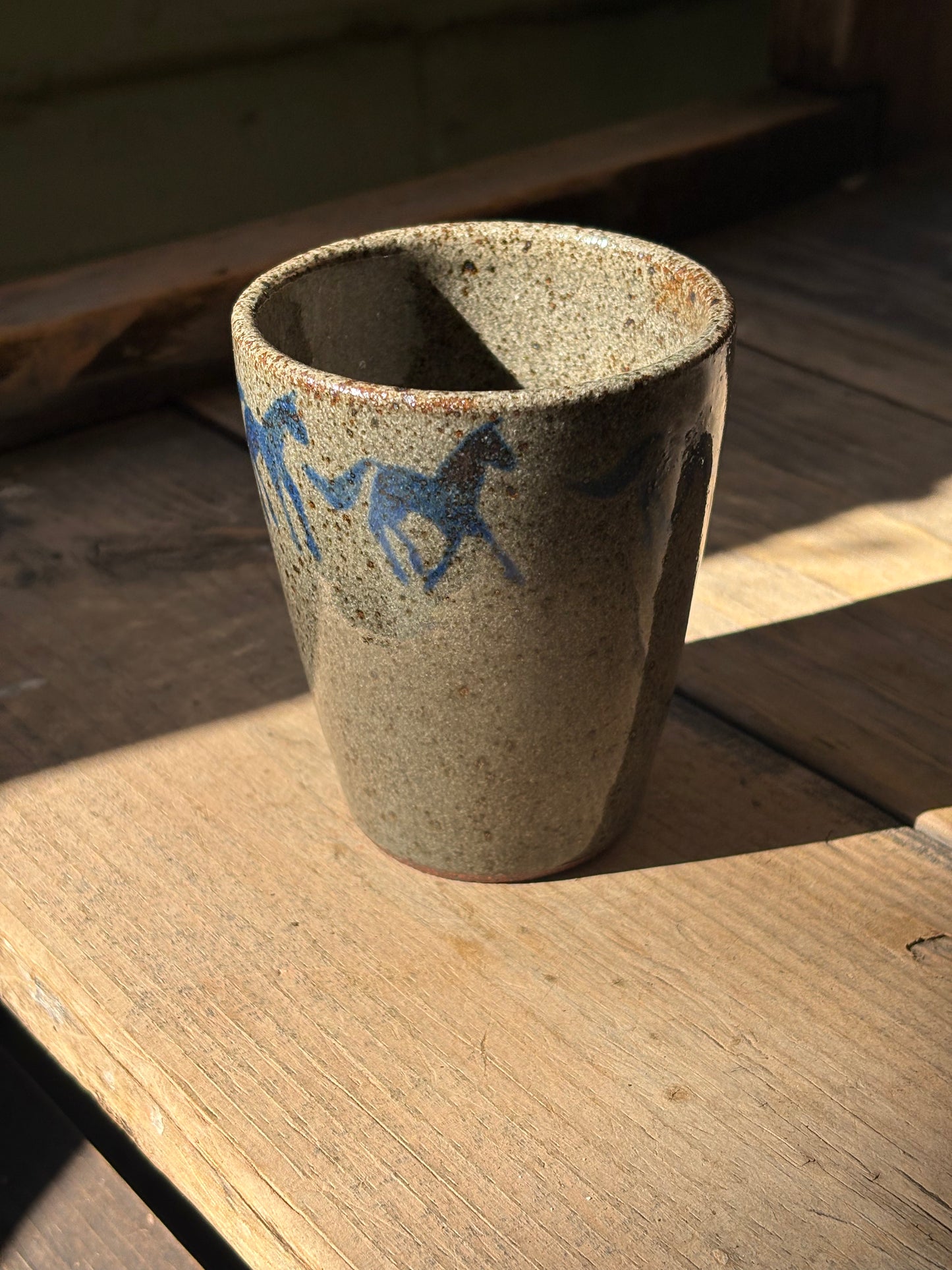 Running Horses cup