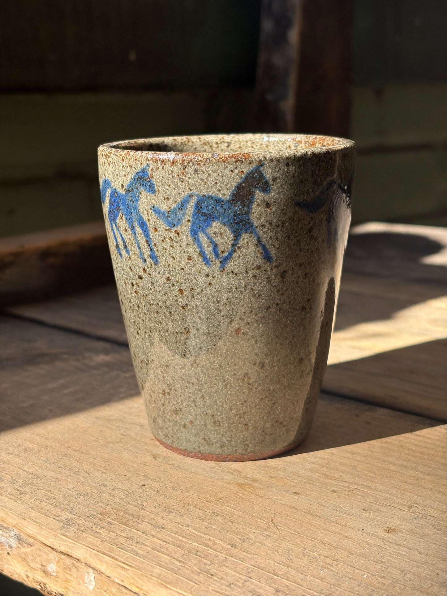 Running Horses cup