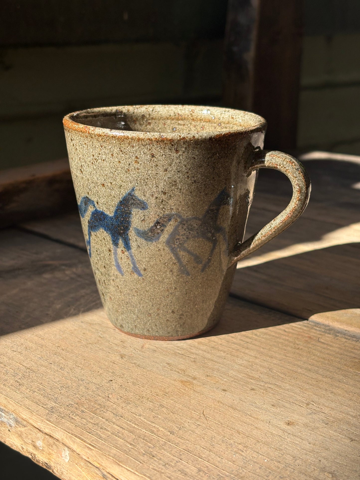 Running Horses mug