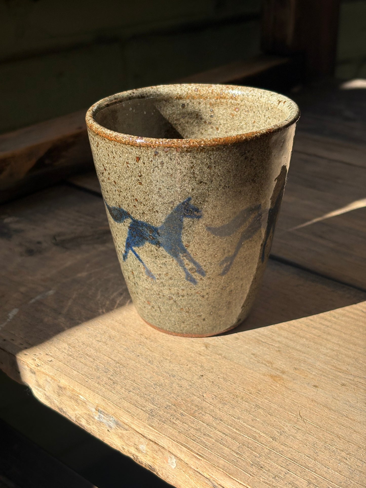 Running Horses mug