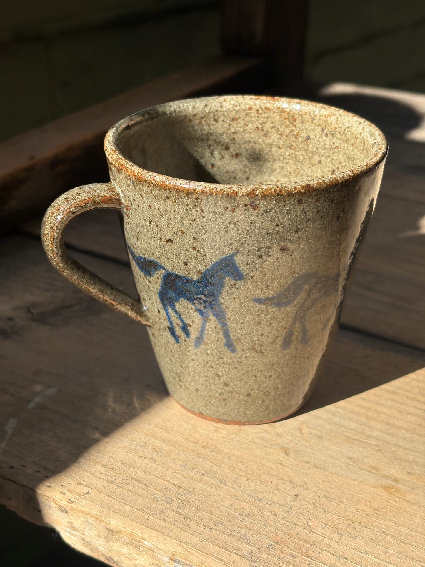 Running Horses mug