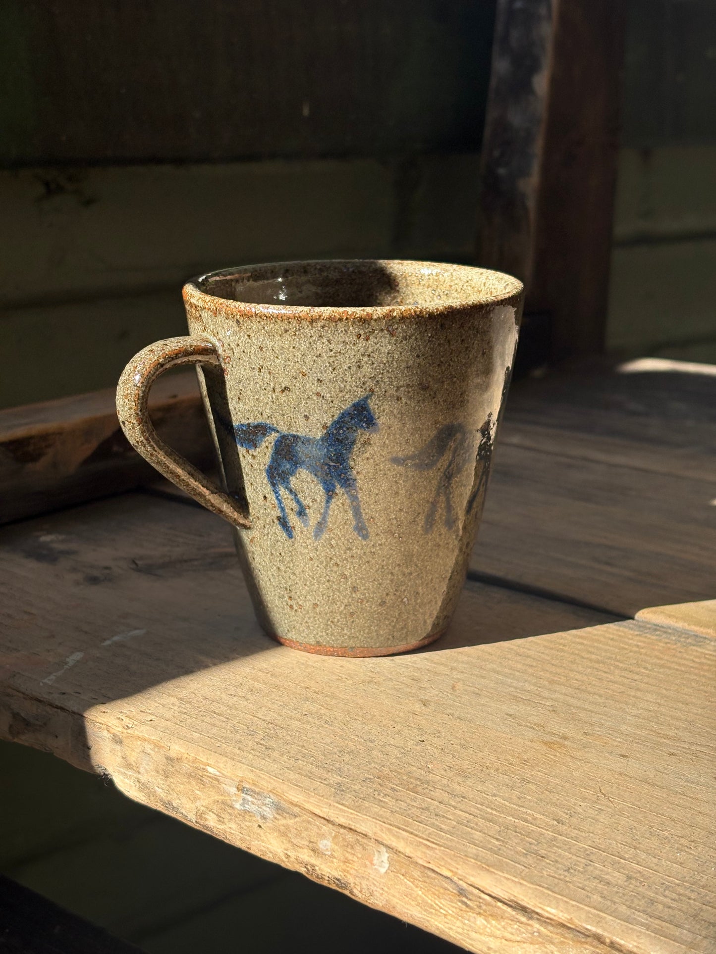 Running Horses mug