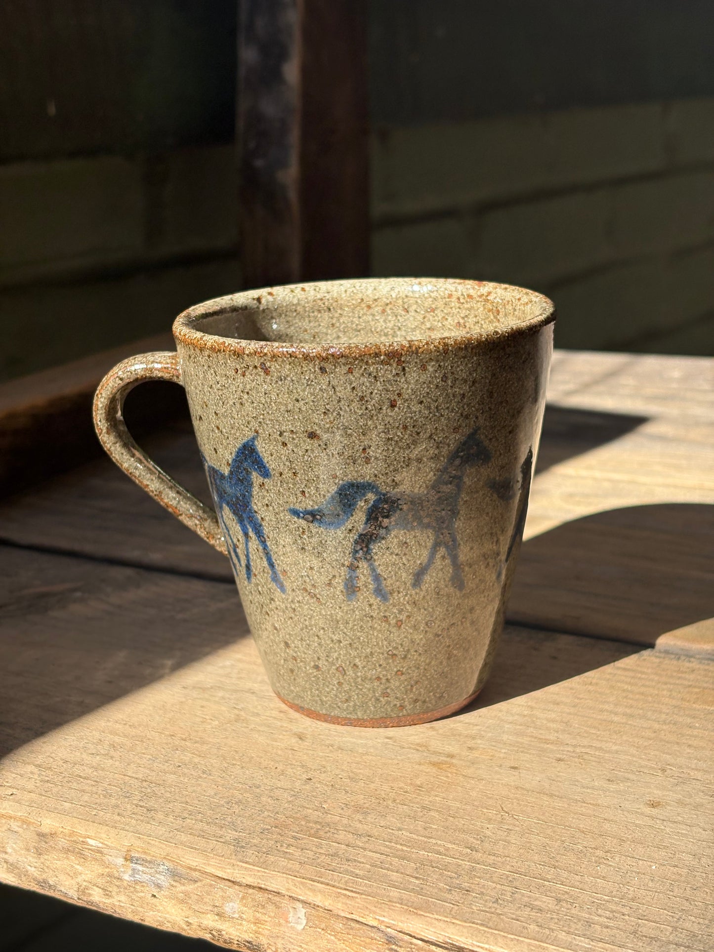 Running Horses mug