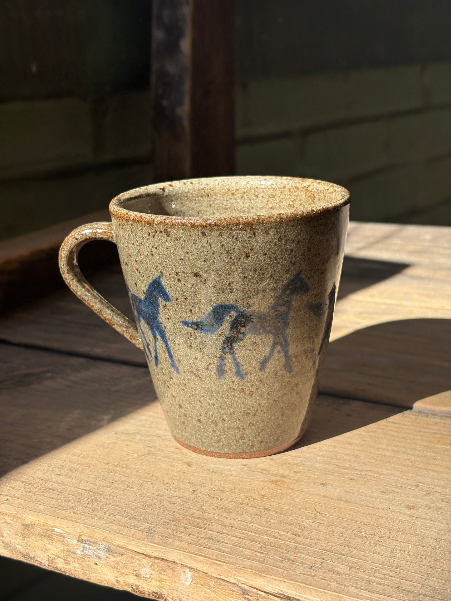 Running Horses mug
