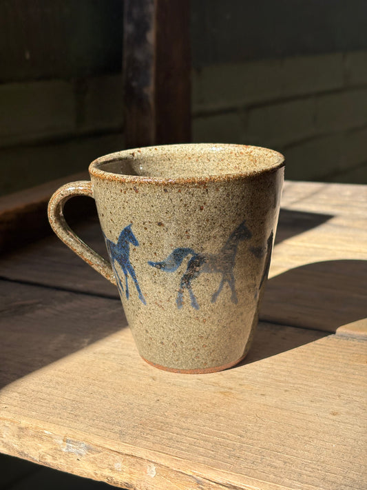 Running Horses mug