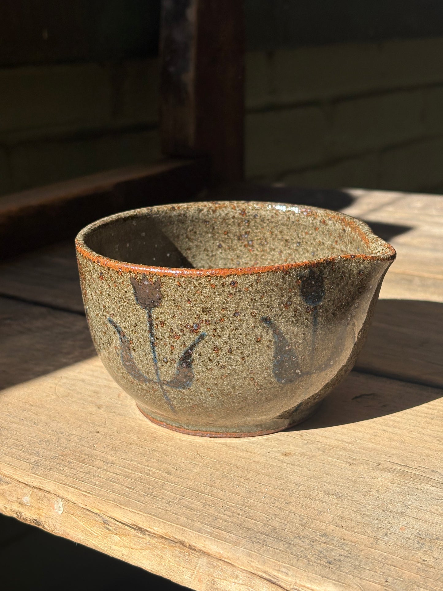Tulips matcha bowl