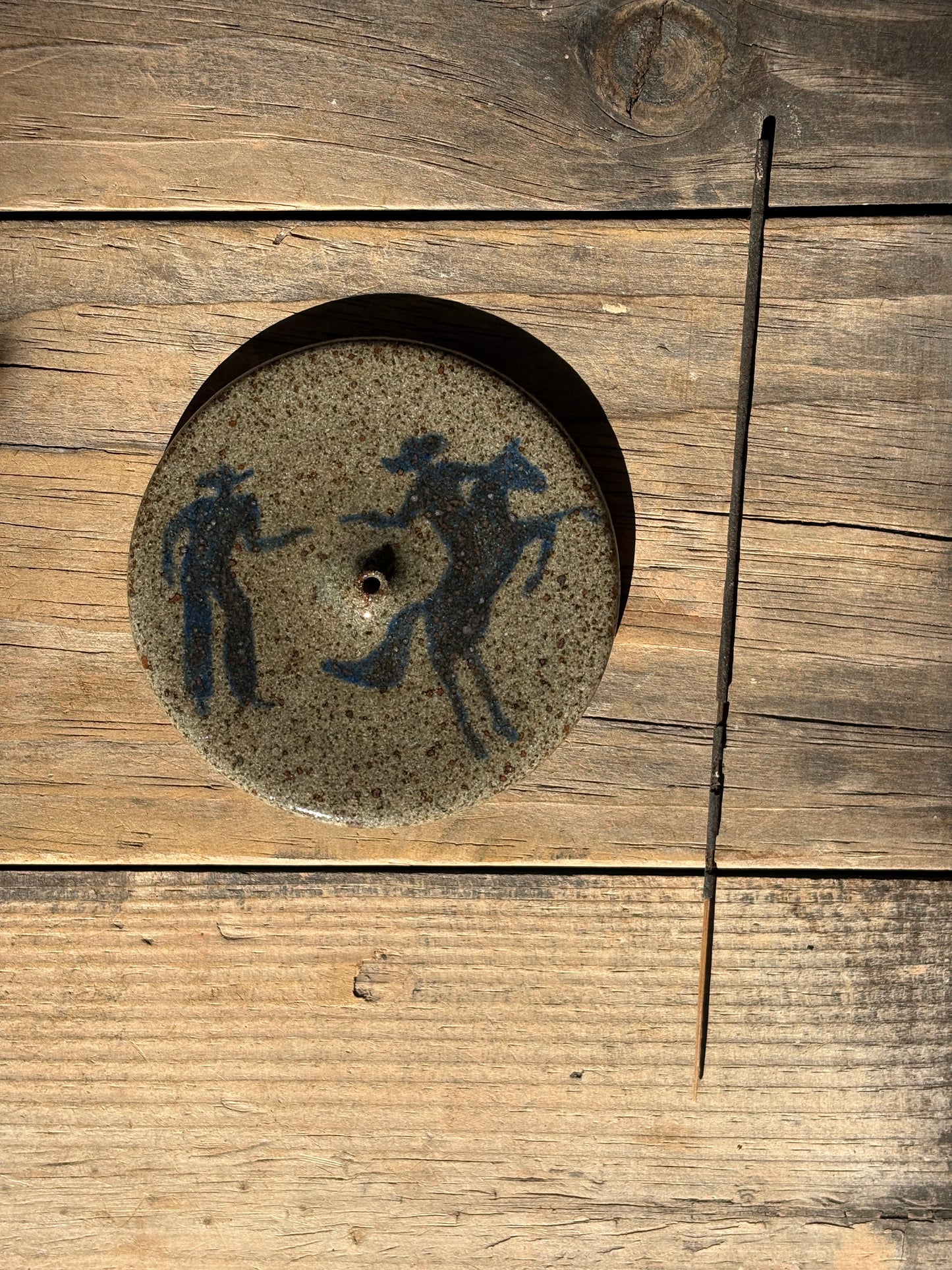 Cowboy Shootout incense holder