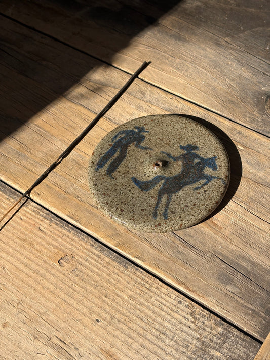 Cowboy Shootout incense holder