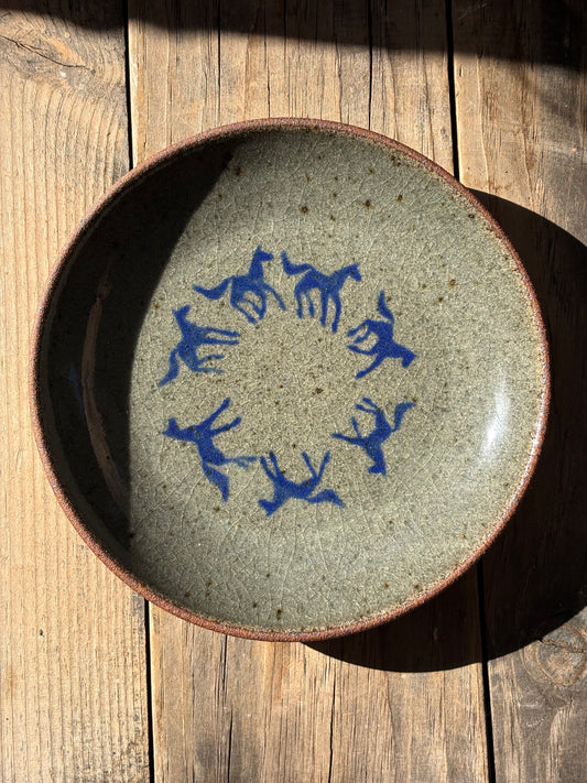Running Horses plate