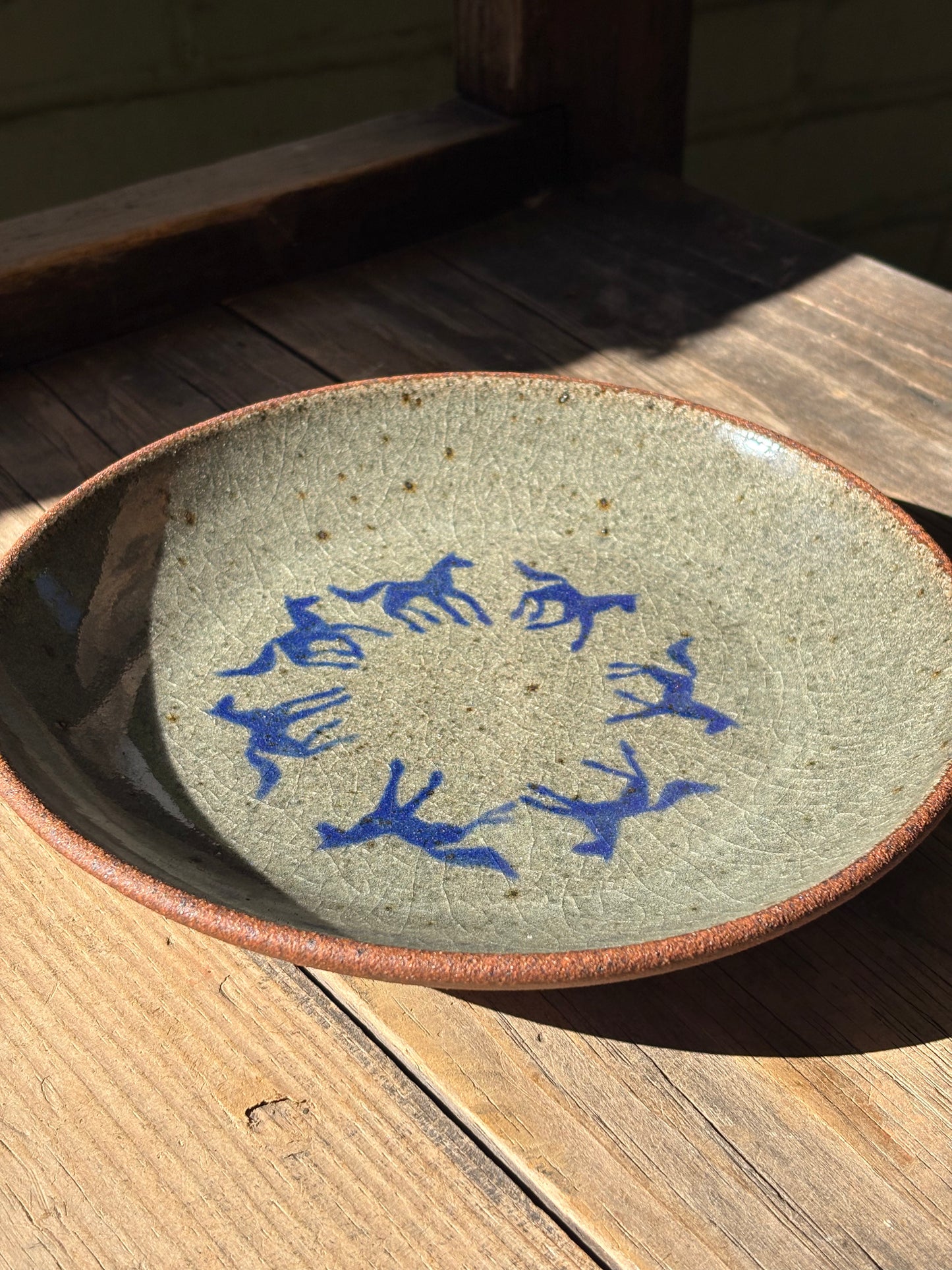 Running Horses plate