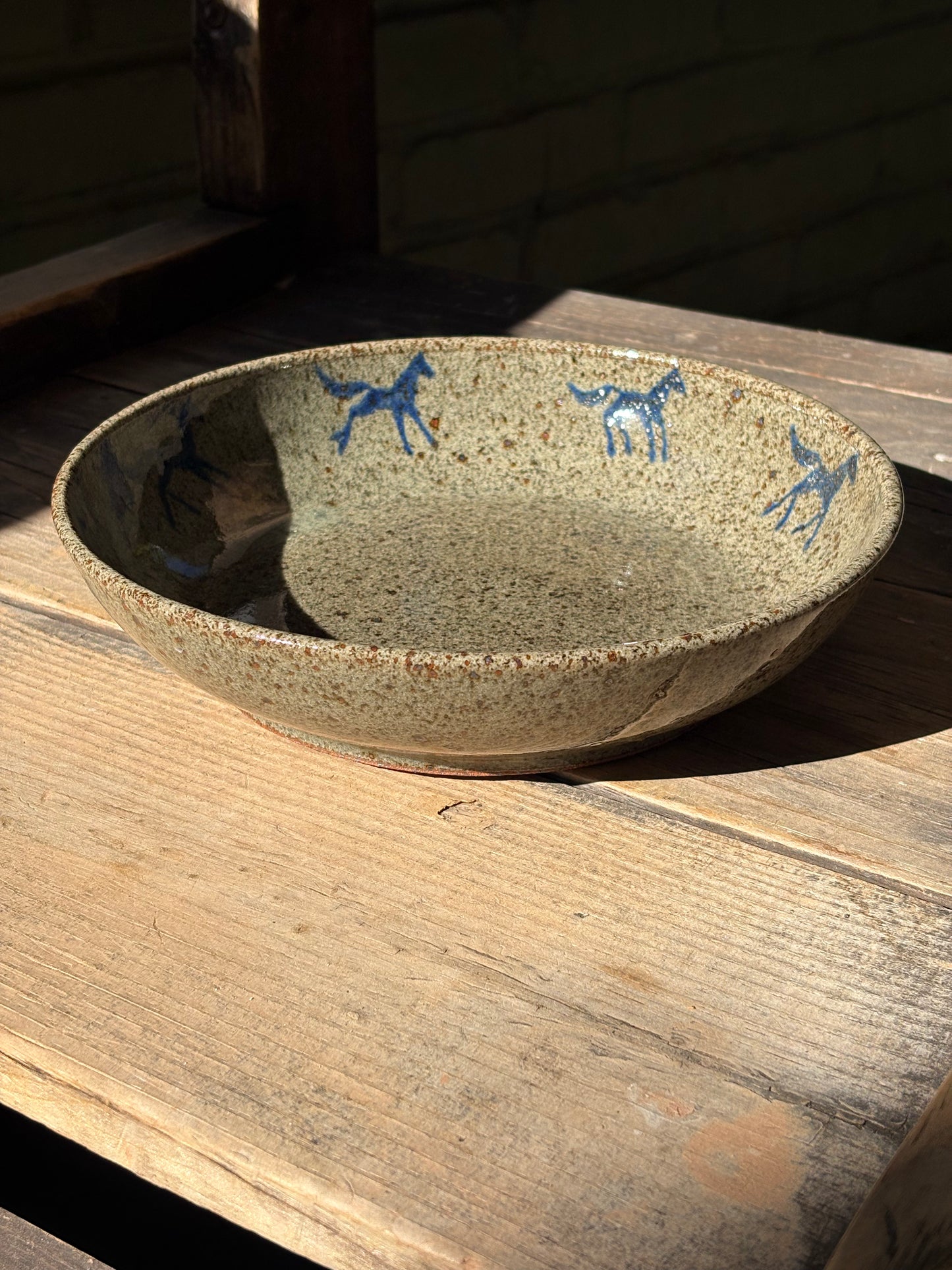 Running Horses bowl