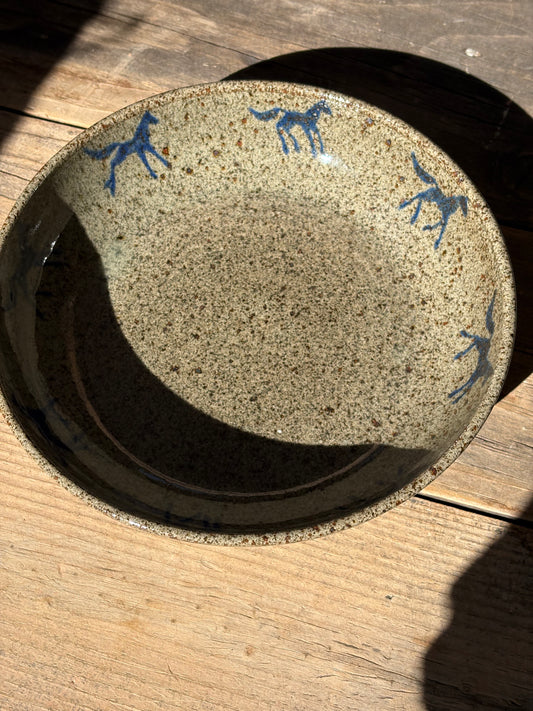 Running Horses bowl