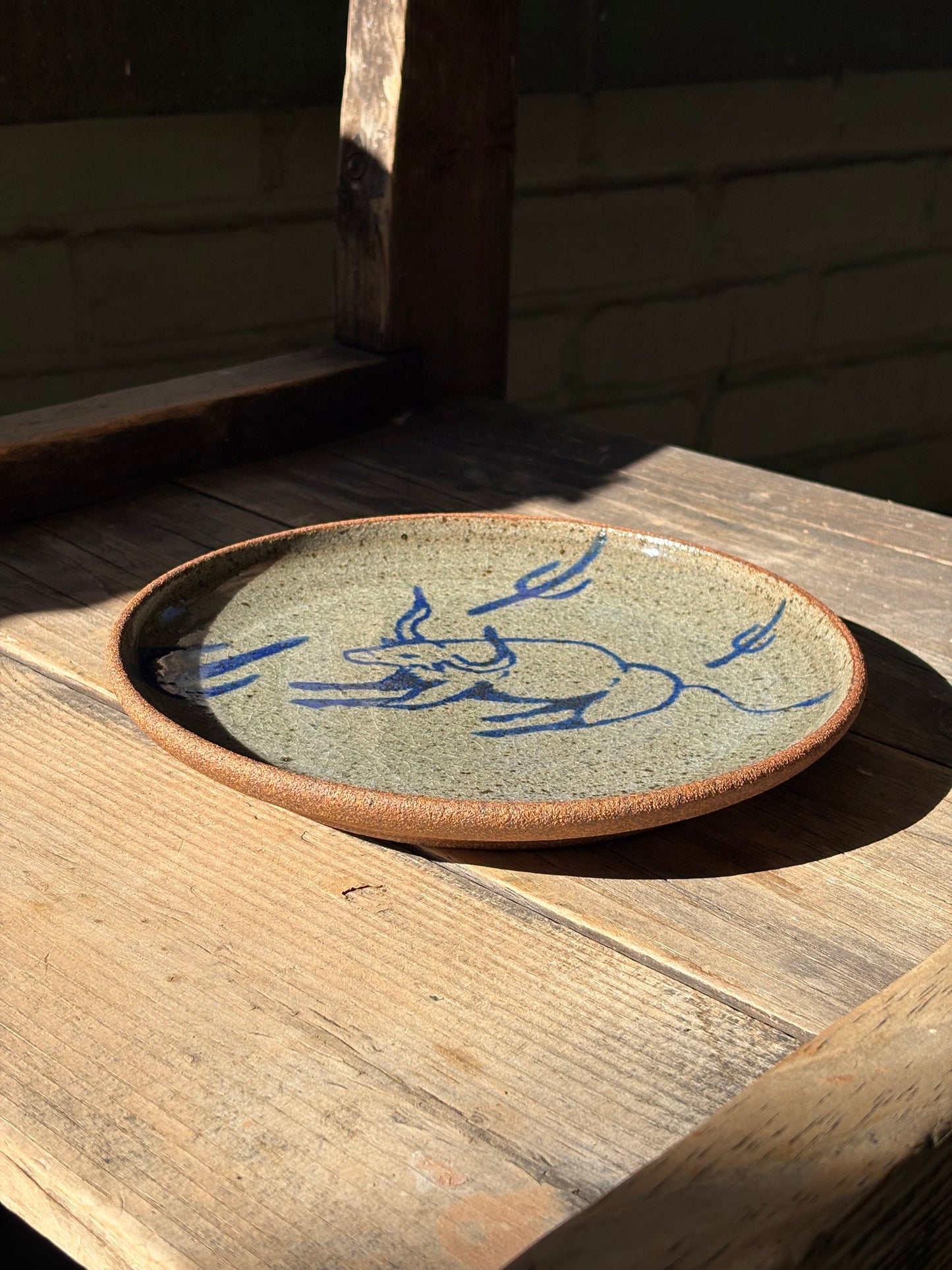 Bull and Cactus plate
