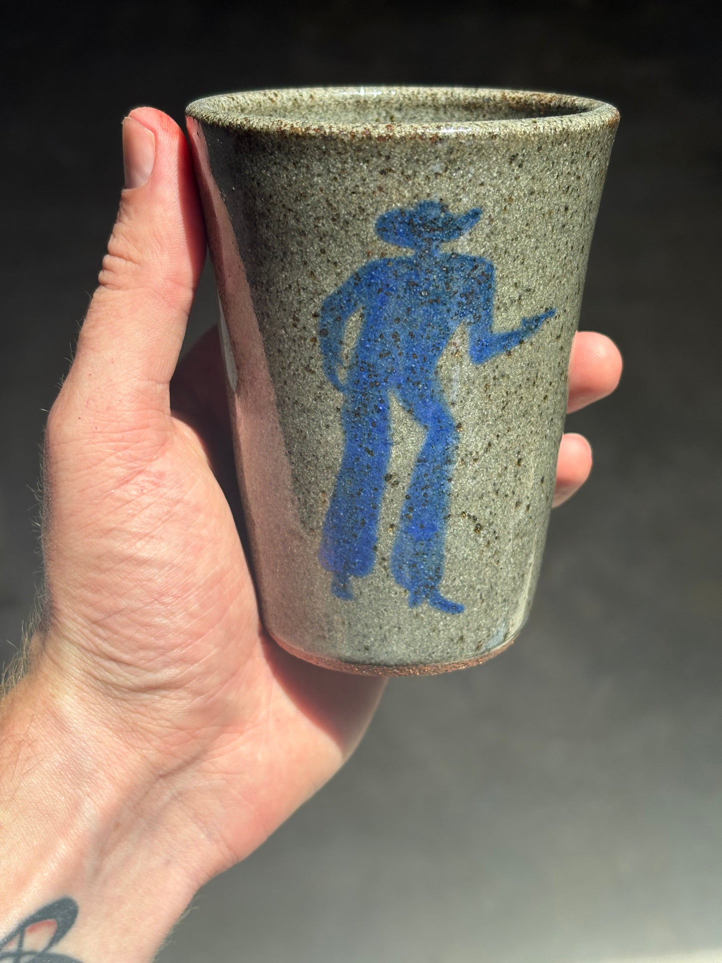Cowboy and Snake cup