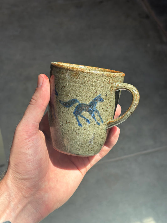 Running Horses mug