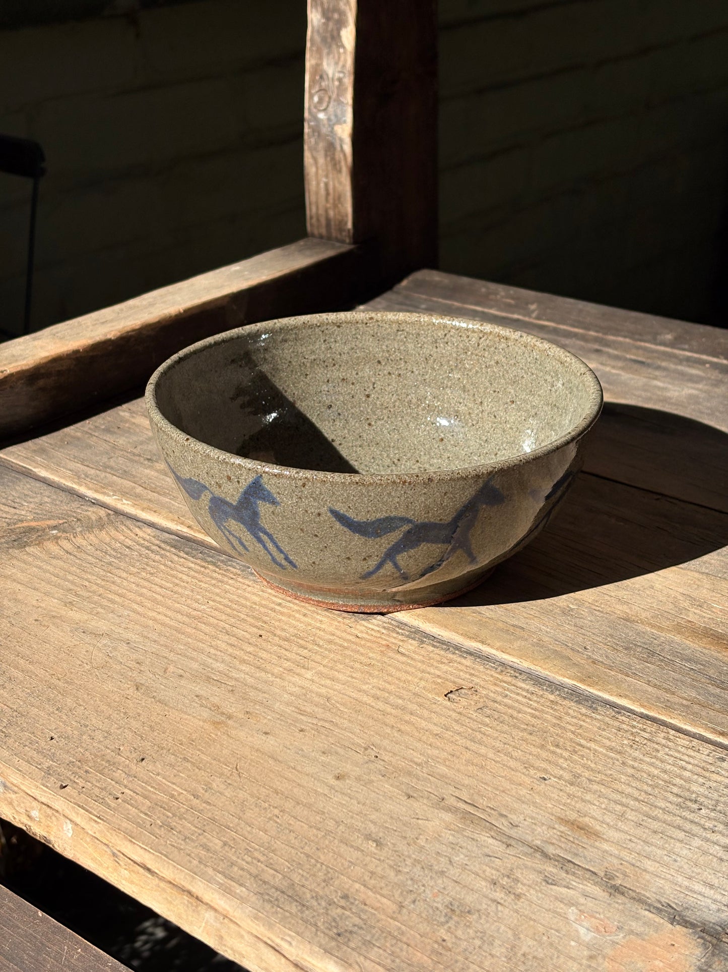 Running Horses bowl