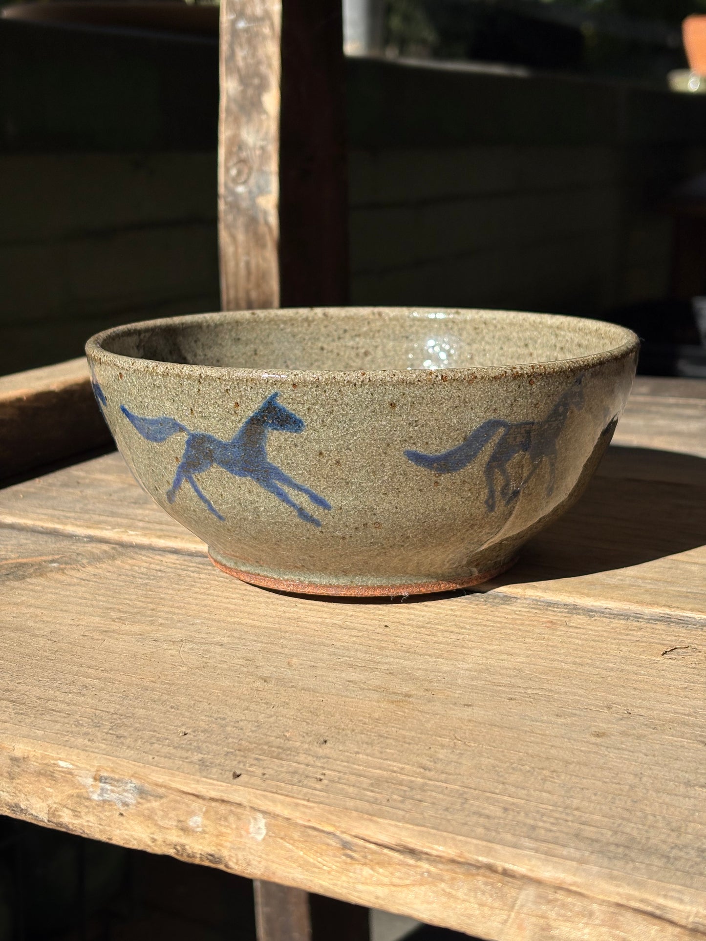 Running Horses bowl