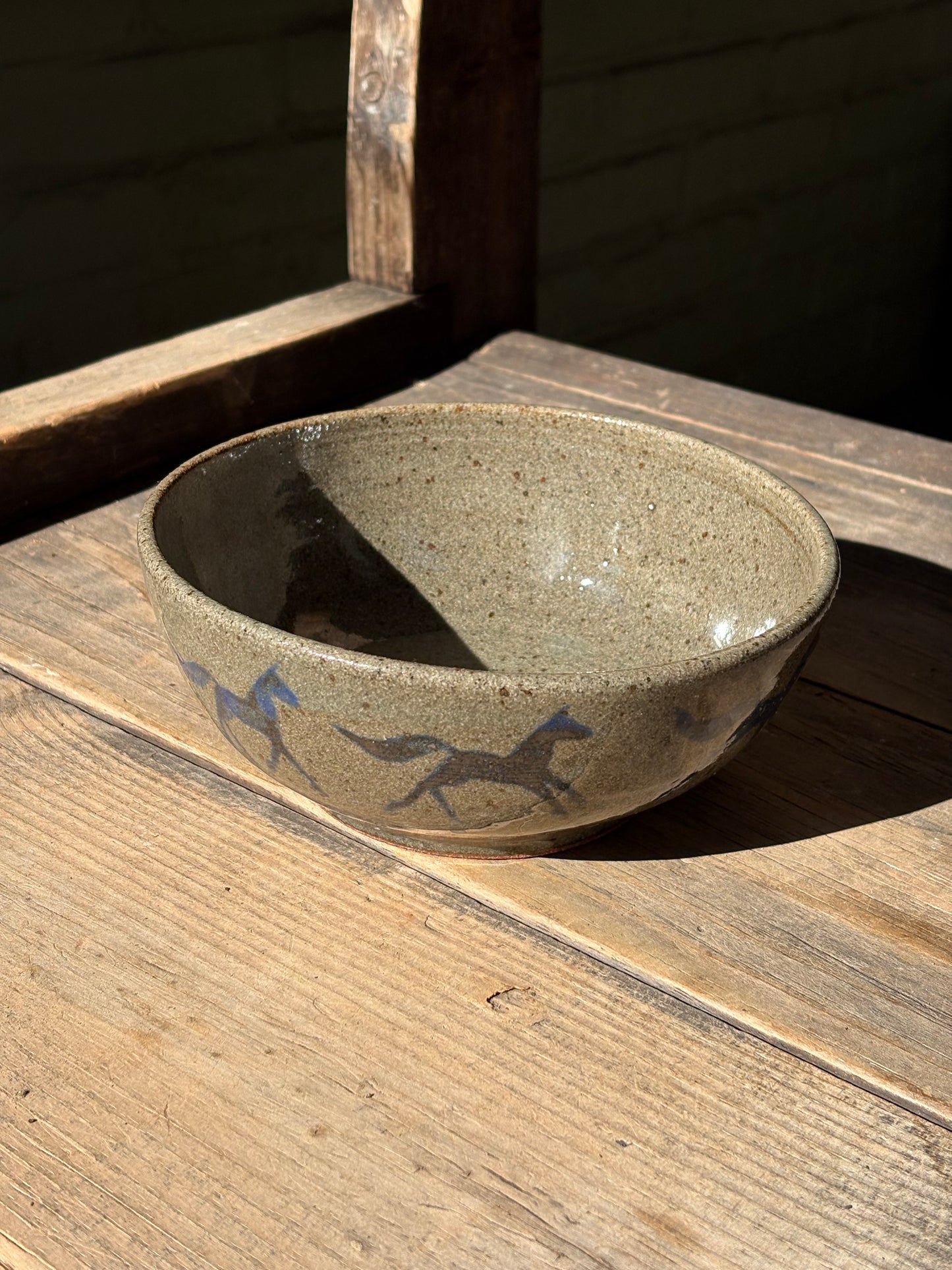 Running Horses bowl