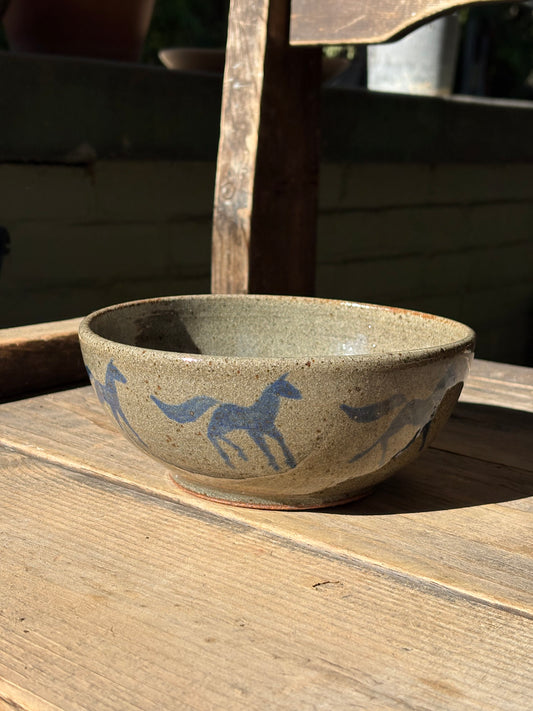 Running Horses bowl