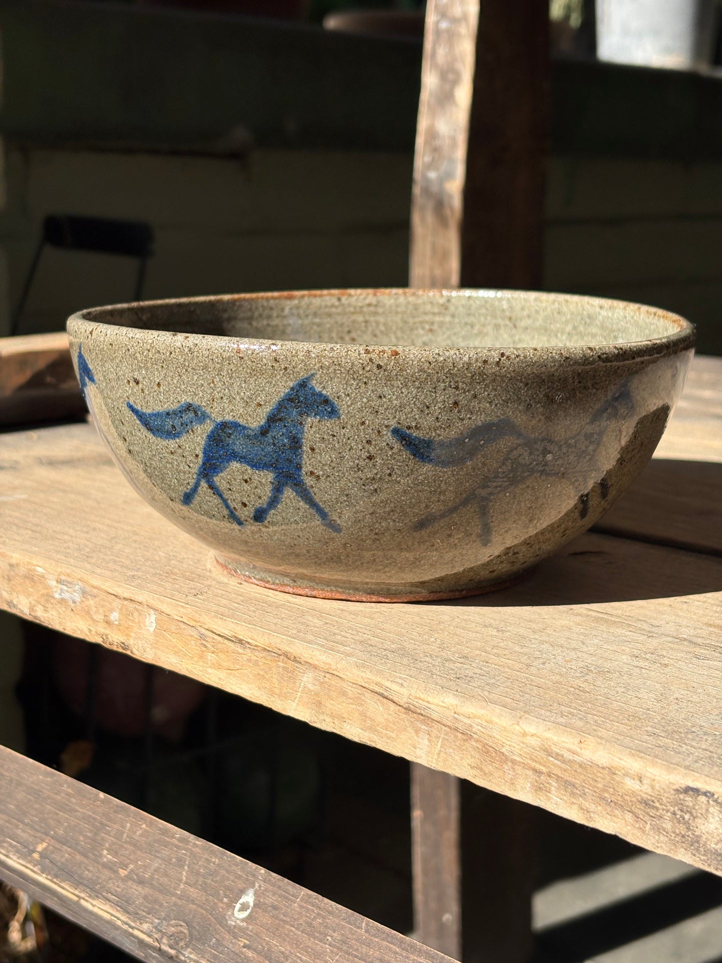 Running Horses bowl