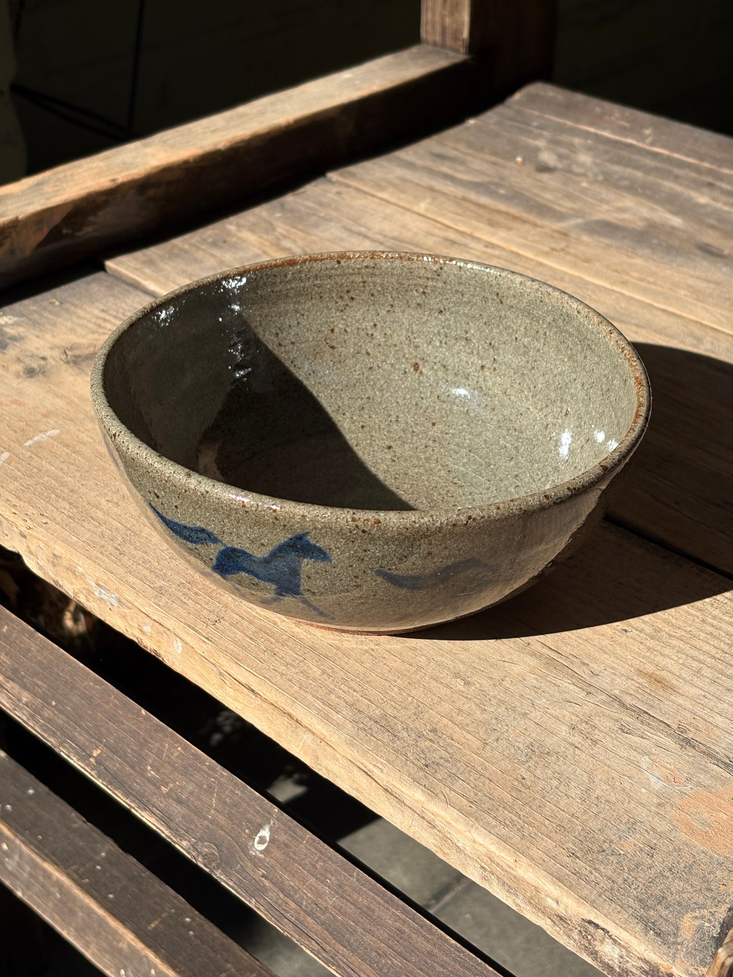 Running Horses bowl