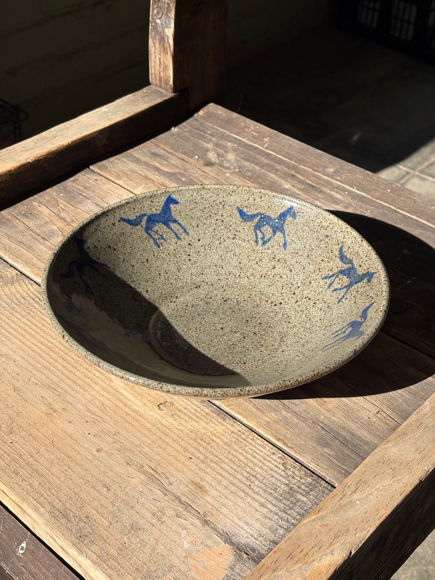 Running Horses bowl