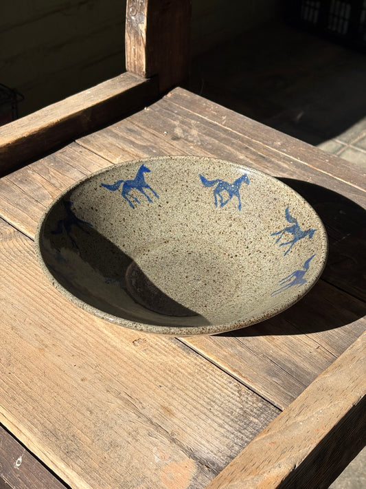 Running Horses bowl