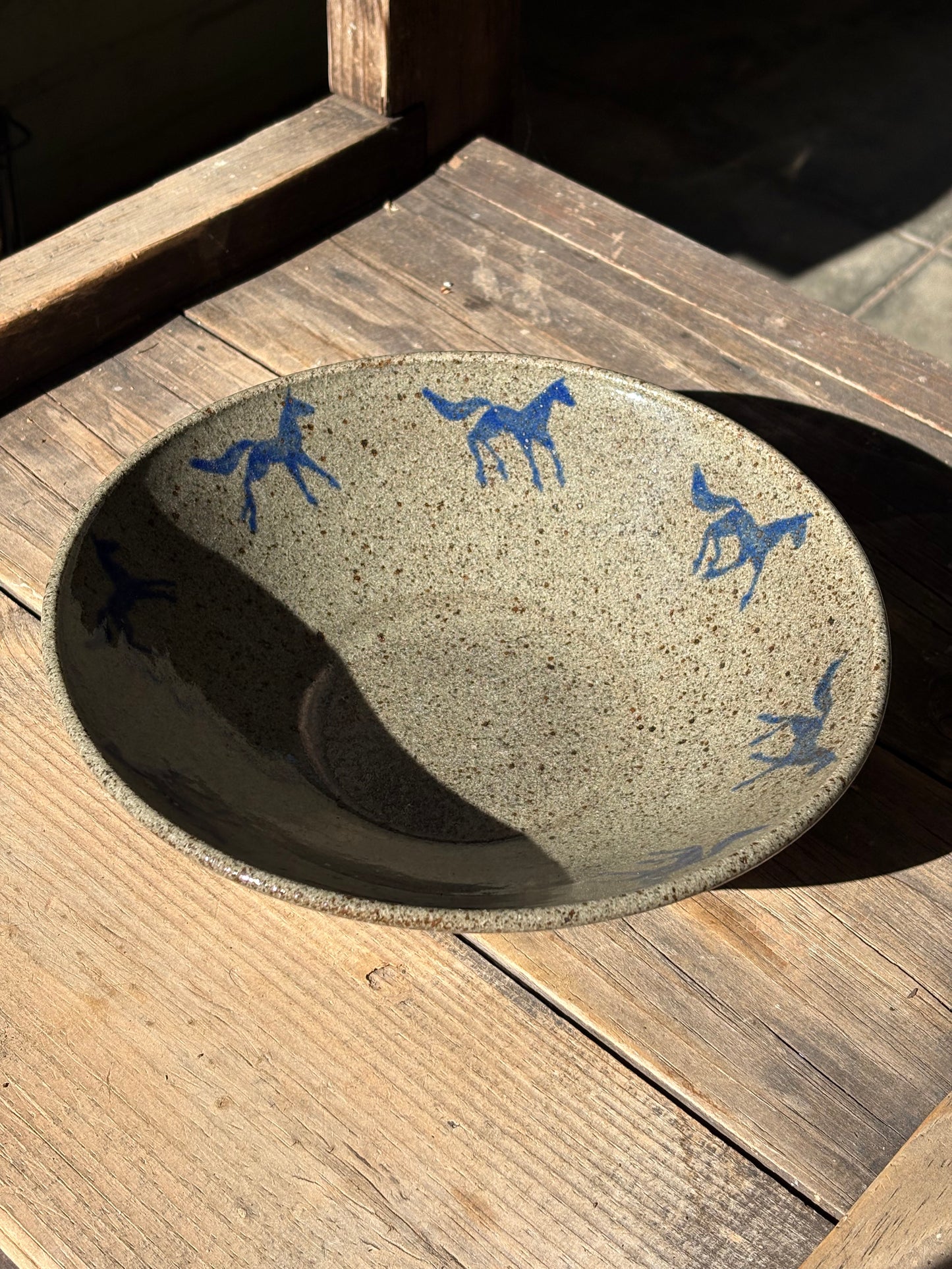 Running Horses bowl