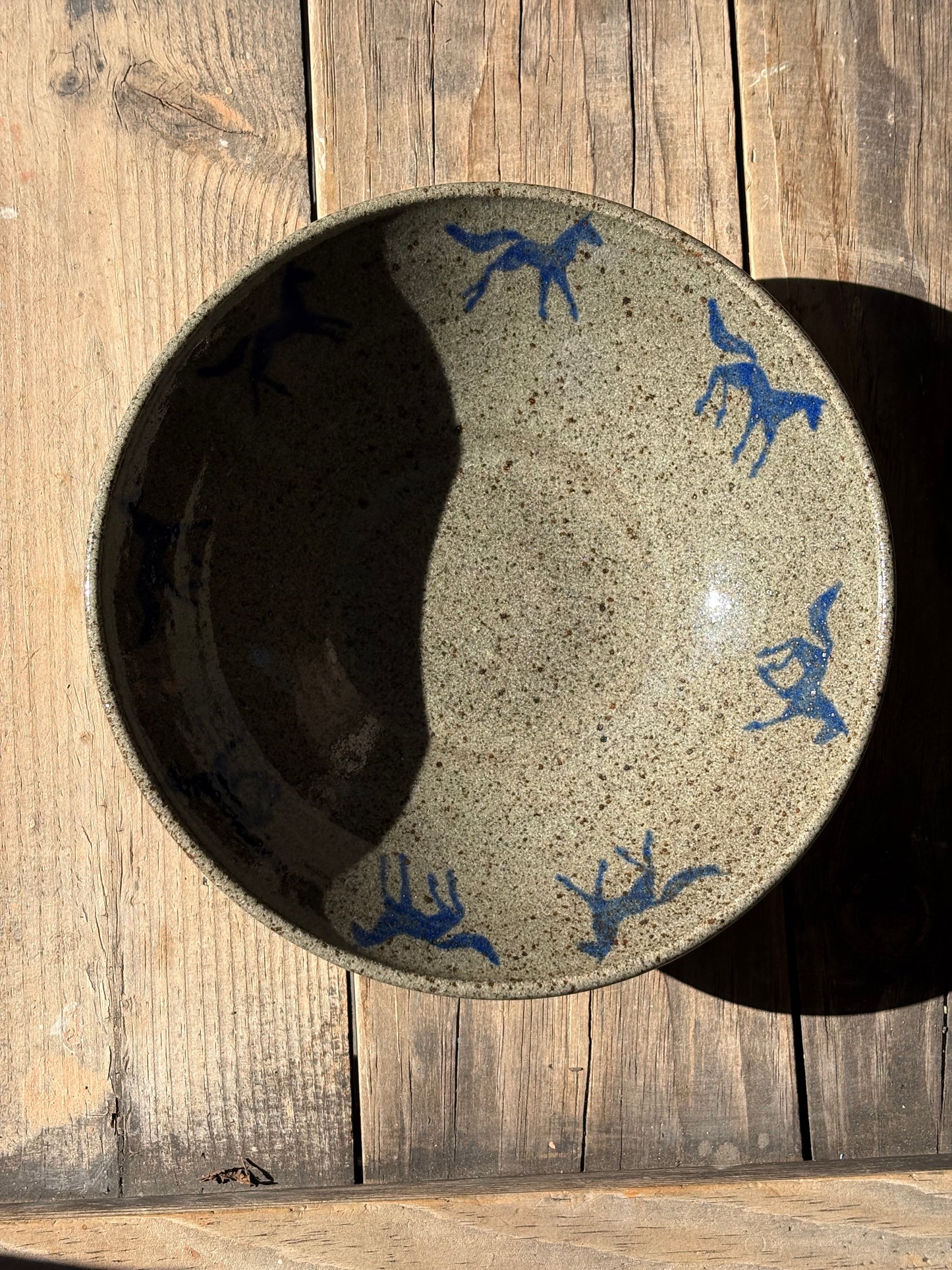 Running Horses bowl