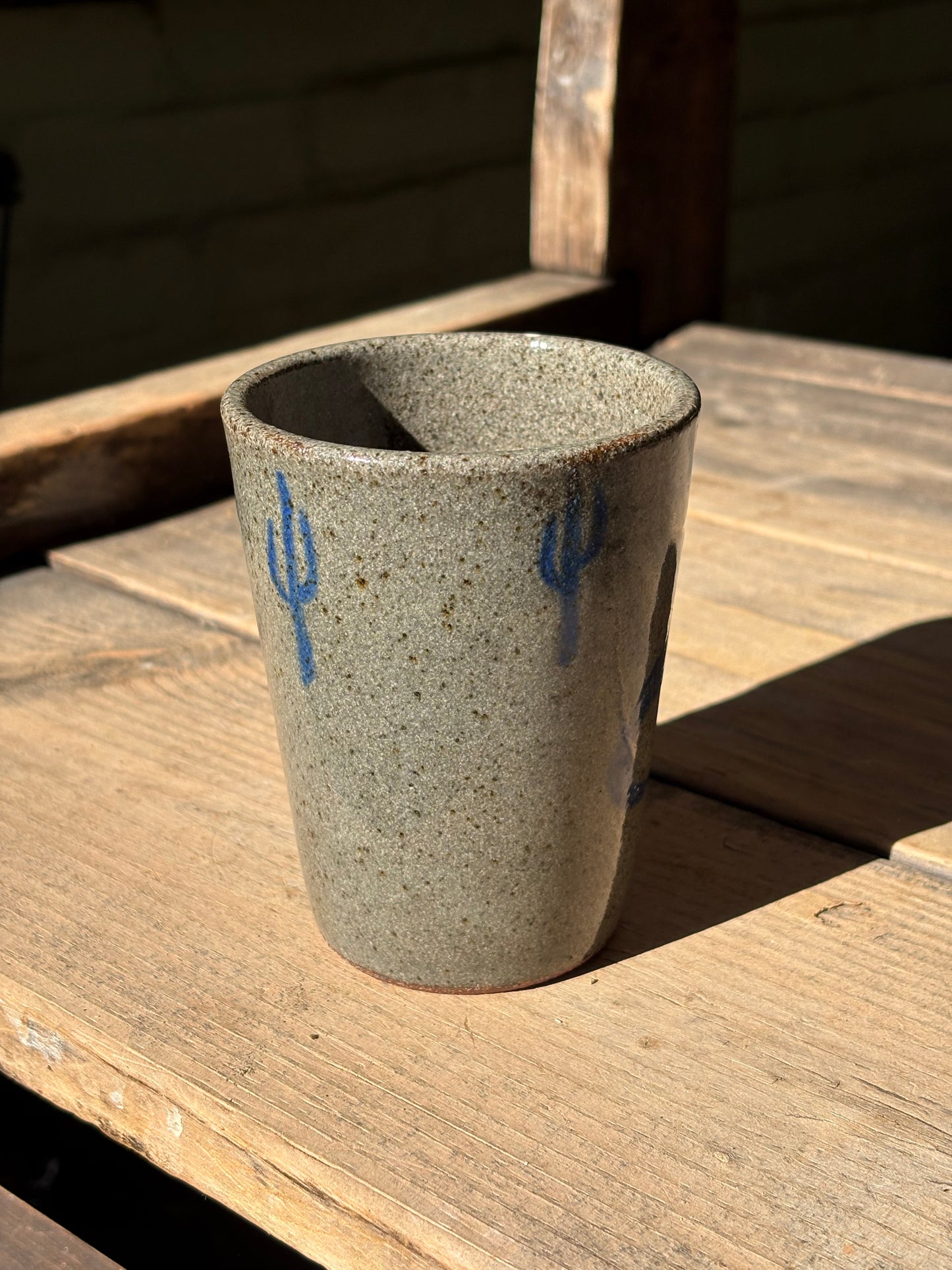 Armadillo and Cactus cup