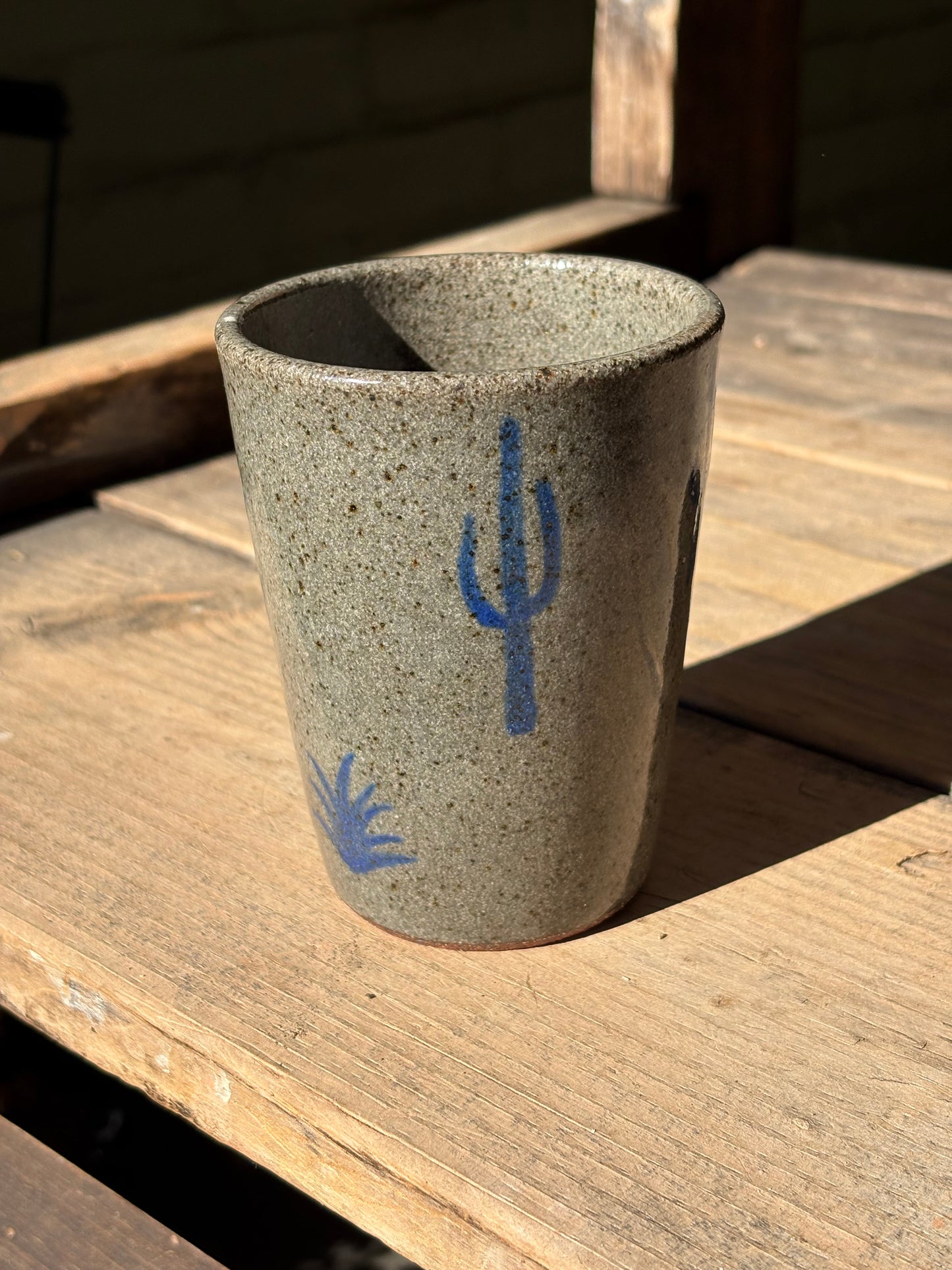 Armadillo and Cactus cup