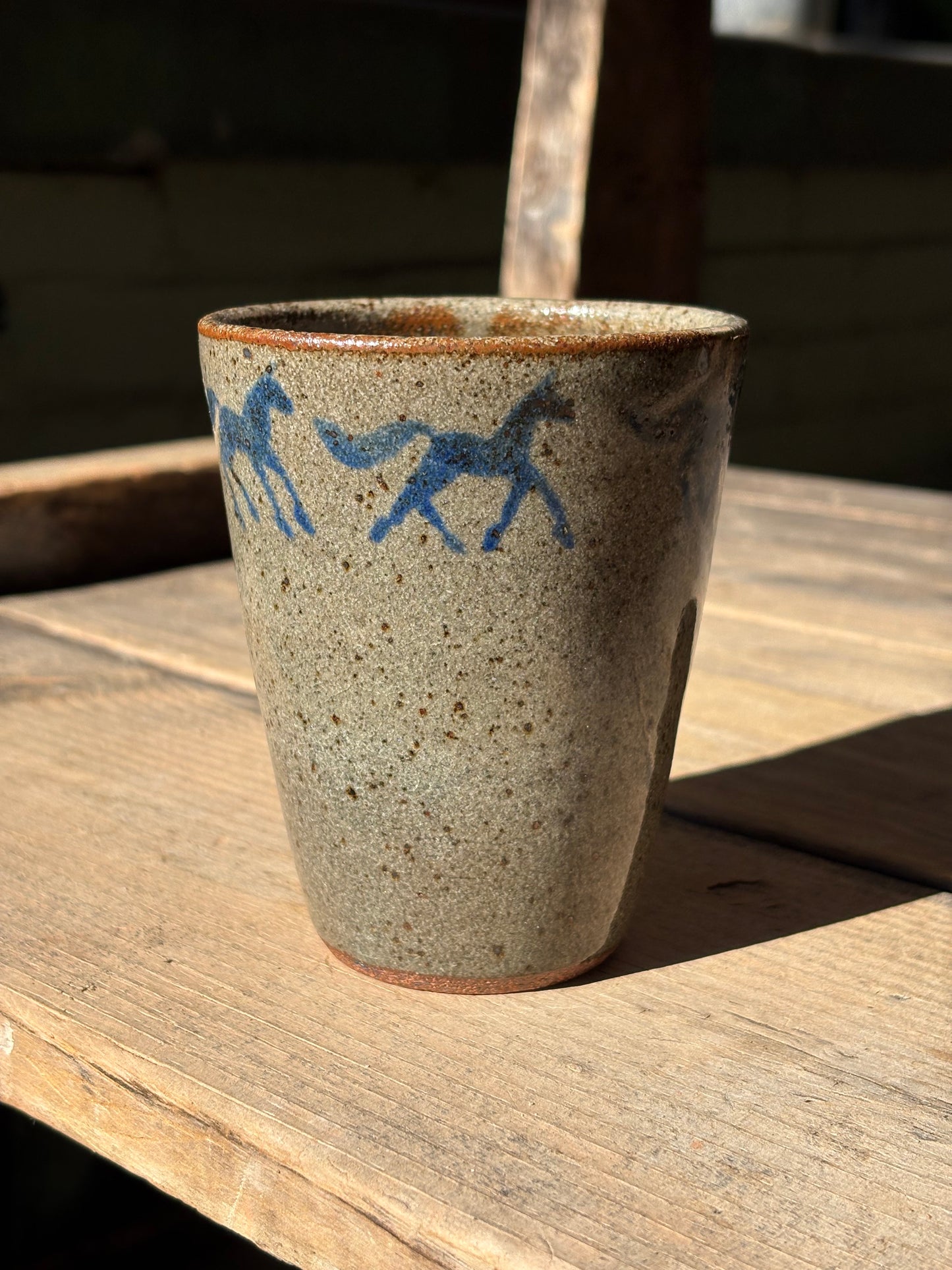 Running Horses cup