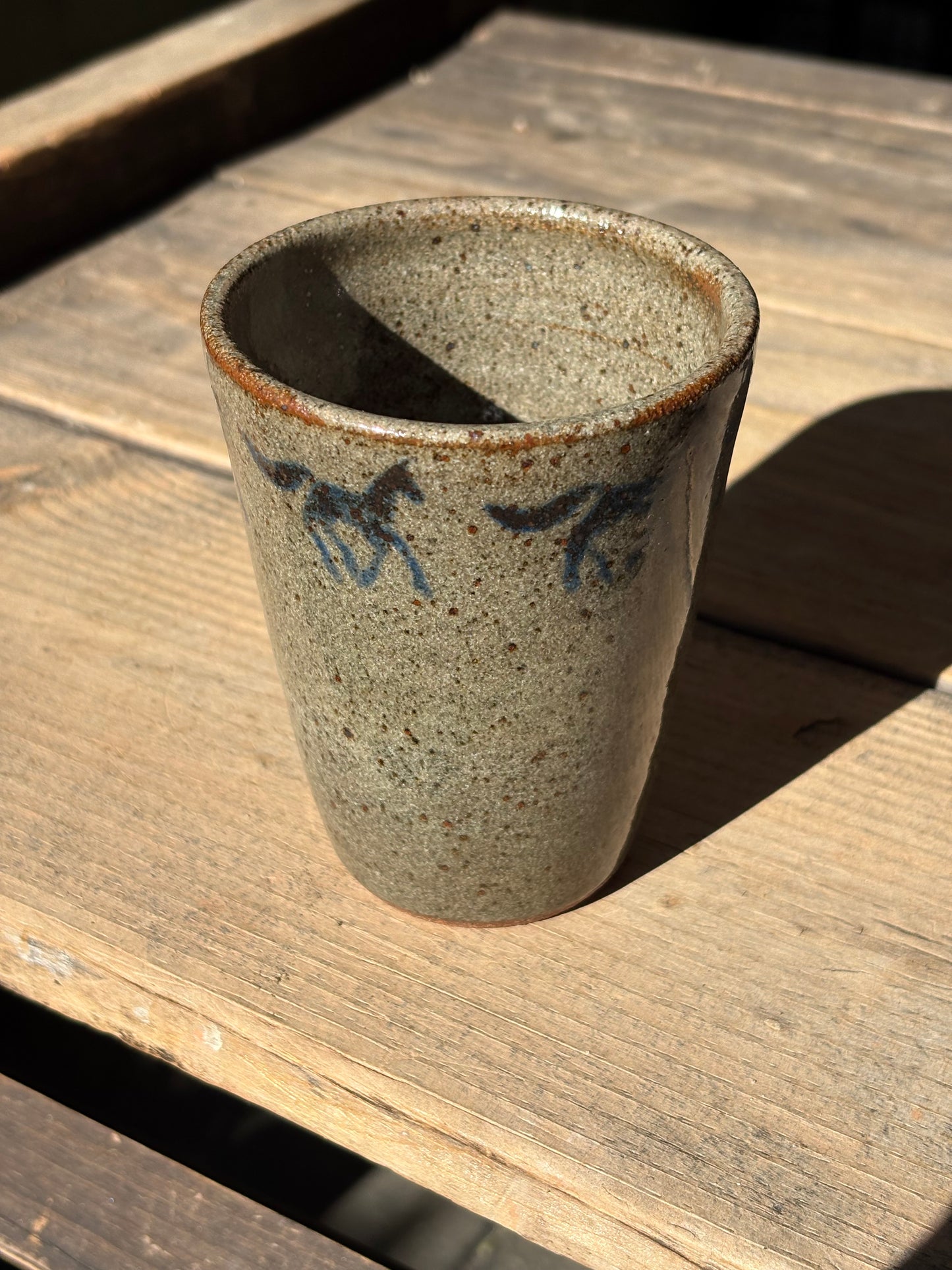 Running Horses cup
