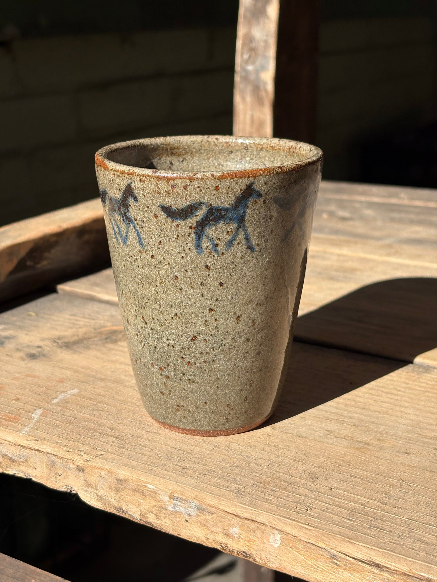 Running Horses cup
