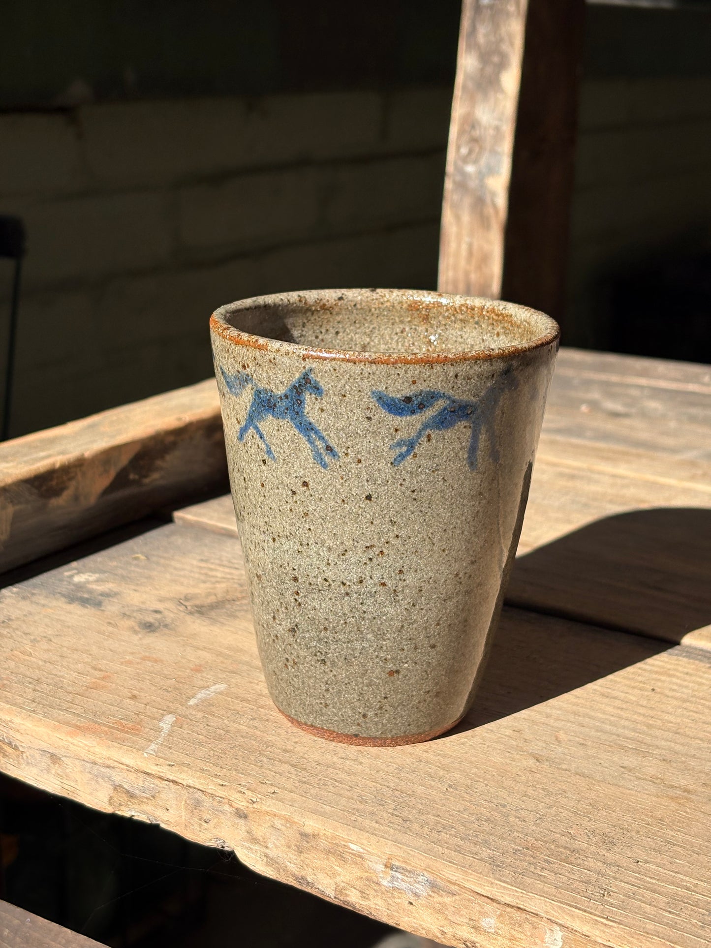 Running Horses cup