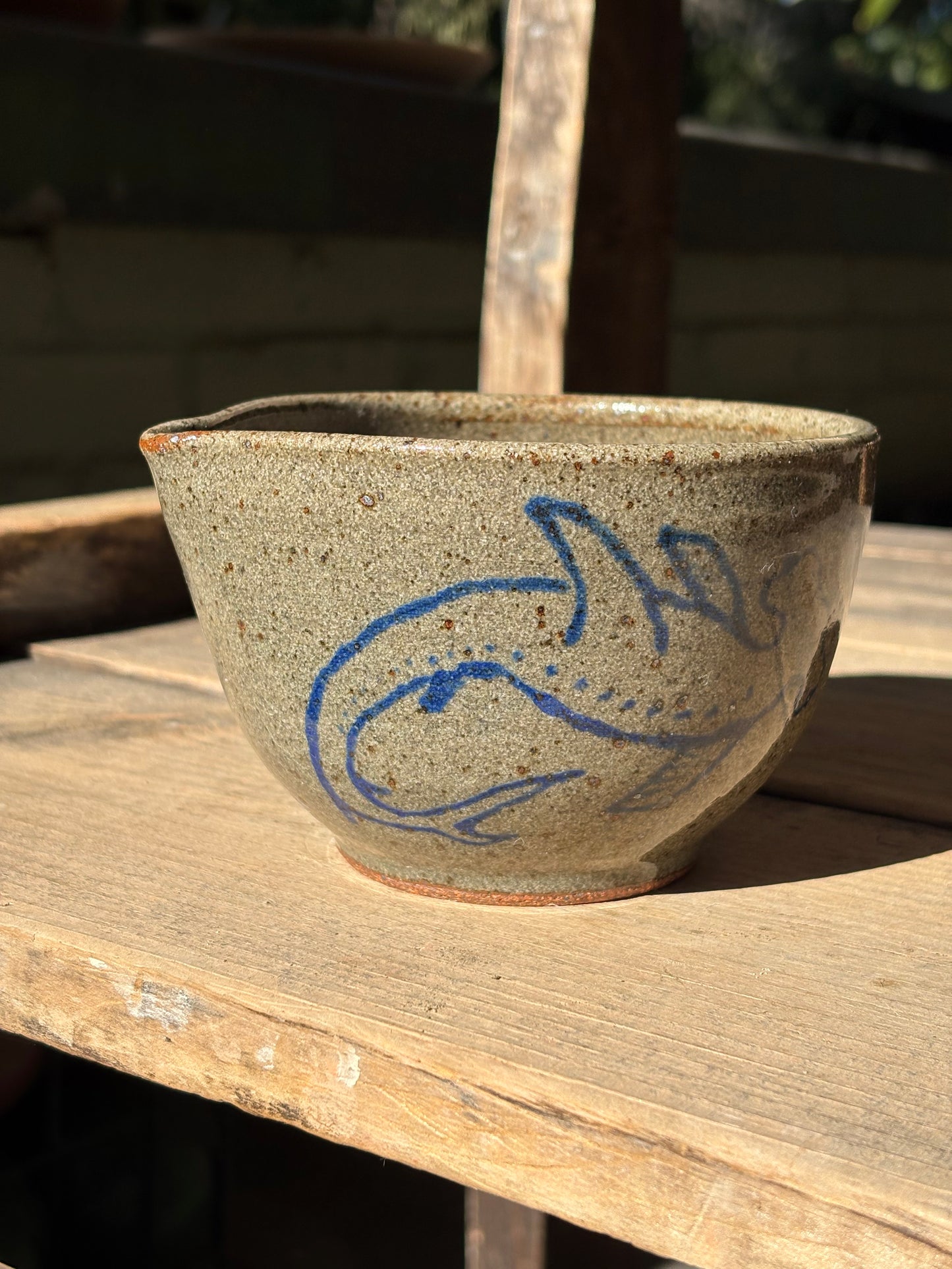 Hammerhead Shark and Clipper Ship matcha bowl