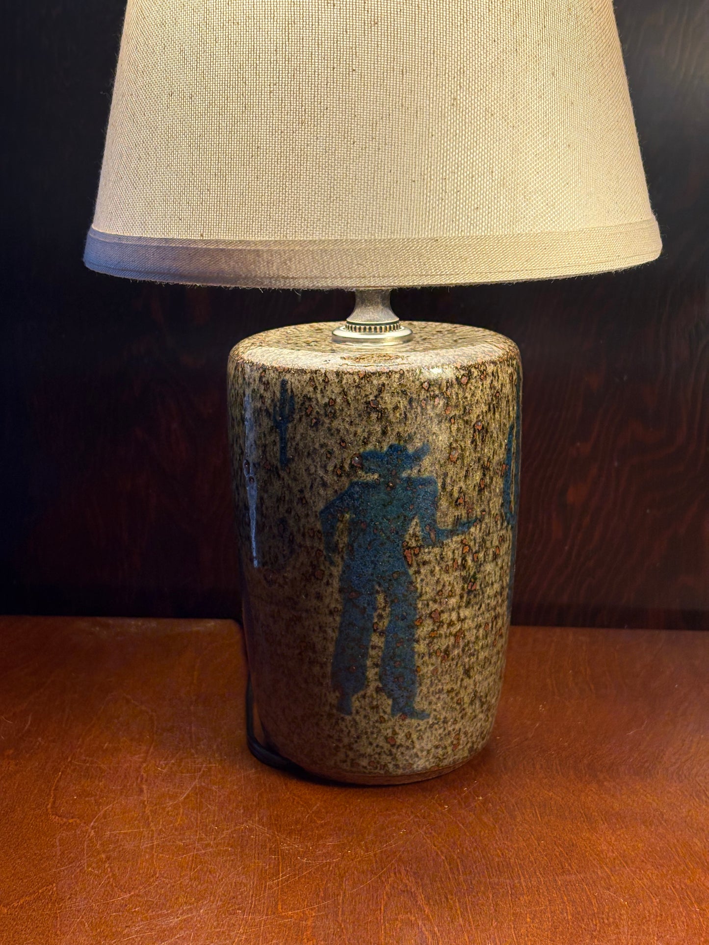 Cowboy Shootout lamp