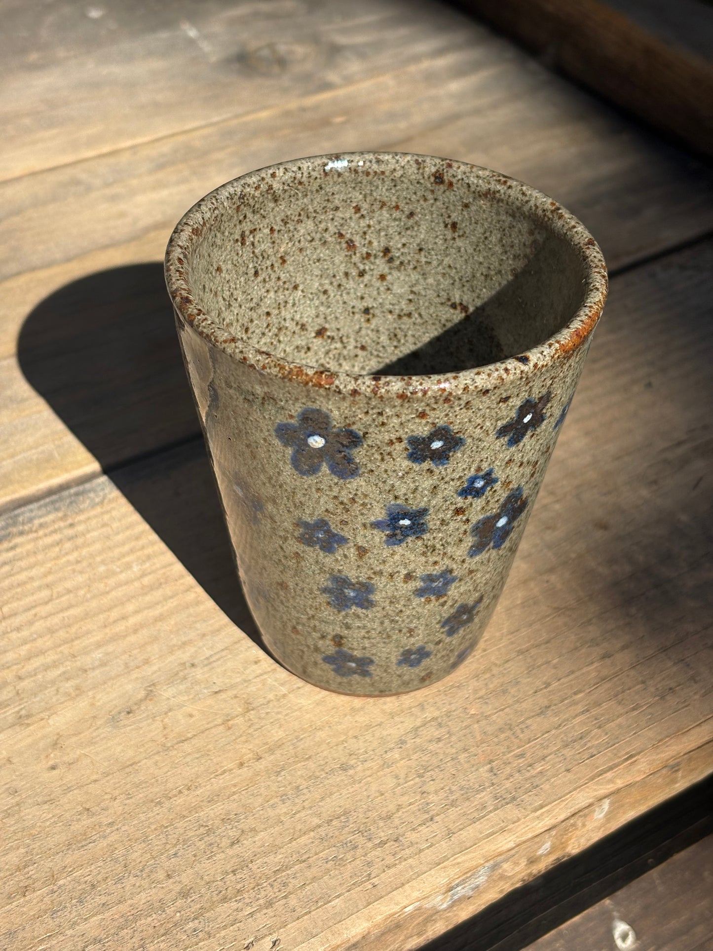 Blue Flowers cup