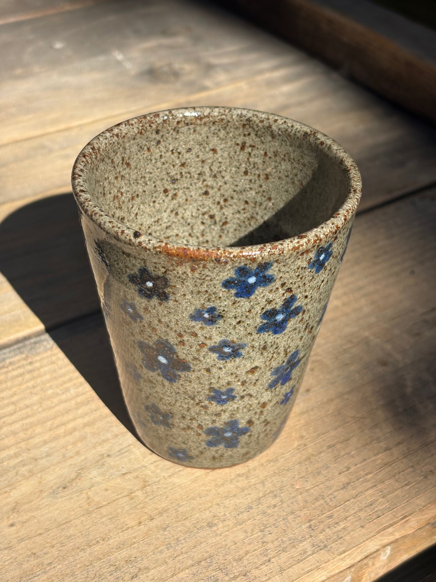 Blue Flowers cup